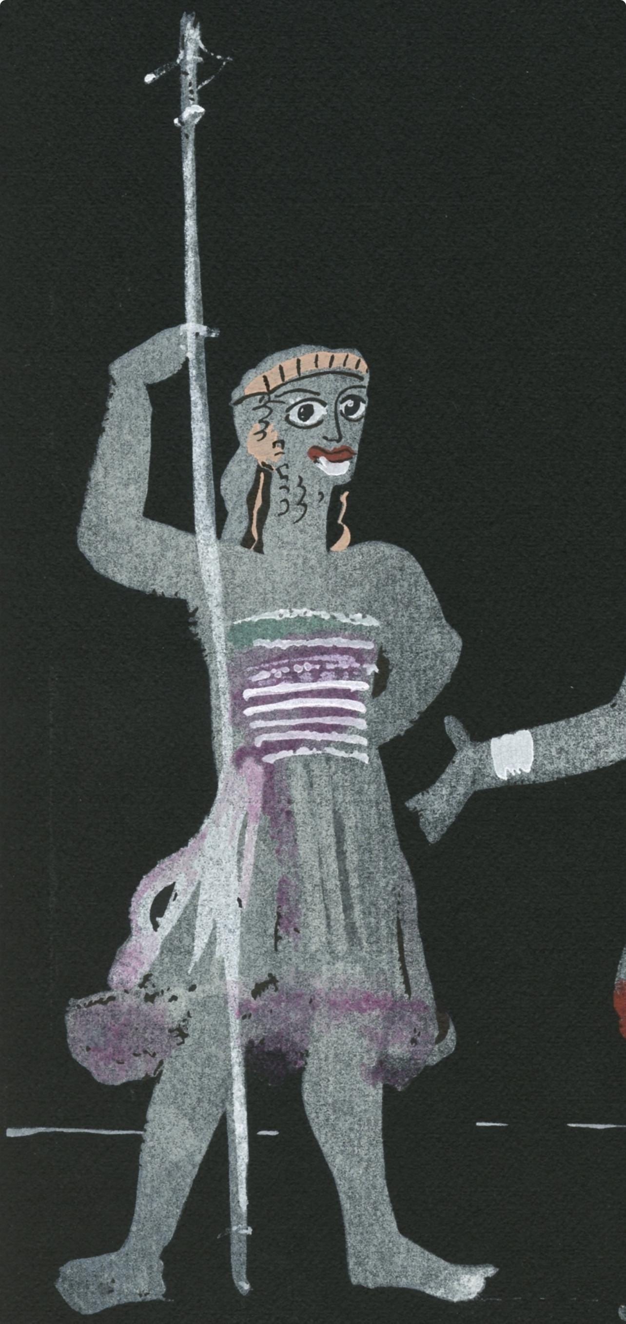 Andre Derain, Composition, Salome, Limited Edition Lithograph - 2