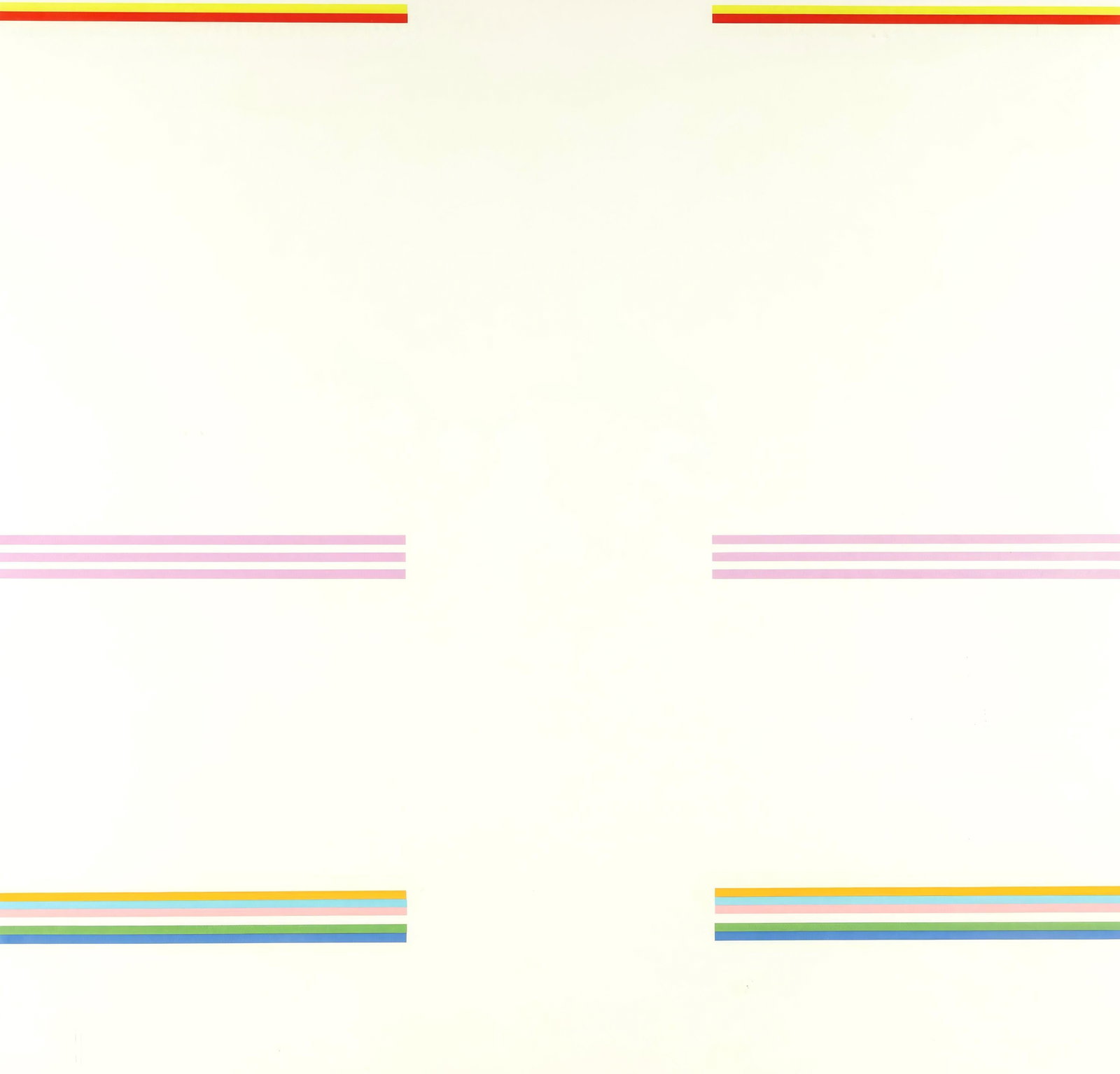 Gene Davis, Shooting Star, Limited Edition Lithograph: Lithograph on velin d'Arches paper. Paper Size: 37.25 x 37 inches. Inscription: Hand signed and numbered, as issued. Notes: Published by London Arts Group, Detroit; printed by Alpha Omega, Detroit, 19