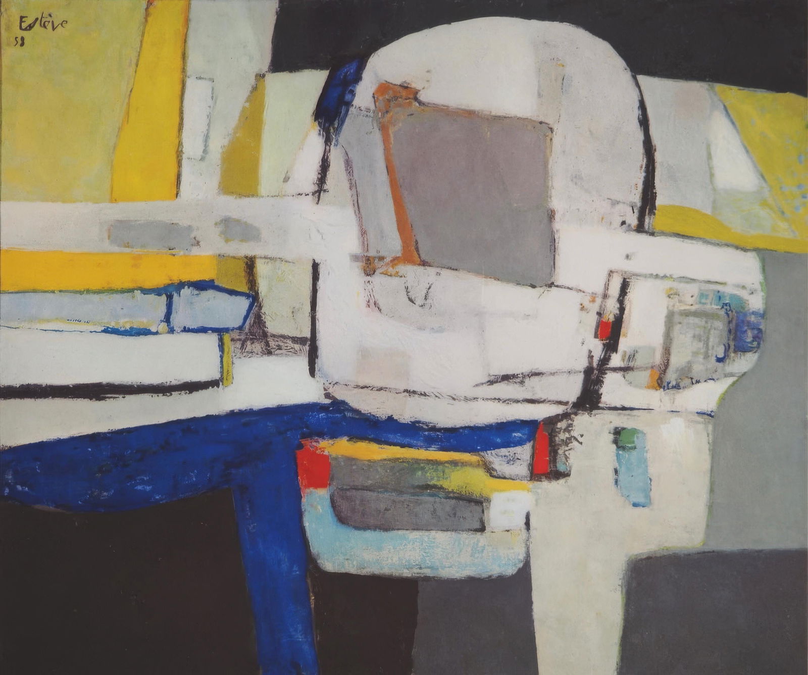 Maurice Esteve, Friselune, from Painters of Today, Limited Edition Heliogravure, 1961 (1 of 4)