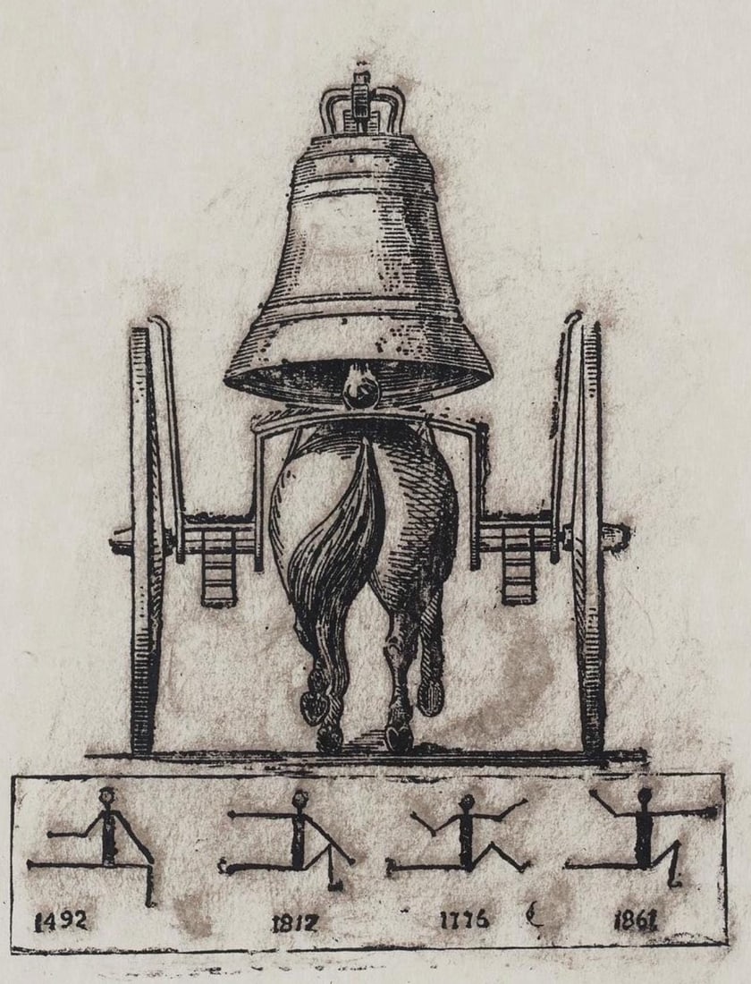 Max Ernst, Composition (Spies/Leppien 218), La Ballade du Soldat, Limited Edition Lithograph: Lithograph on velin d'Arches paper. Paper size: 21.875 x 15 inches. Excellent condition. Unsigned and unnumbered, as issued. Notes: From the folio, La Ballade du Soldat, 34 Lithographies Originales de