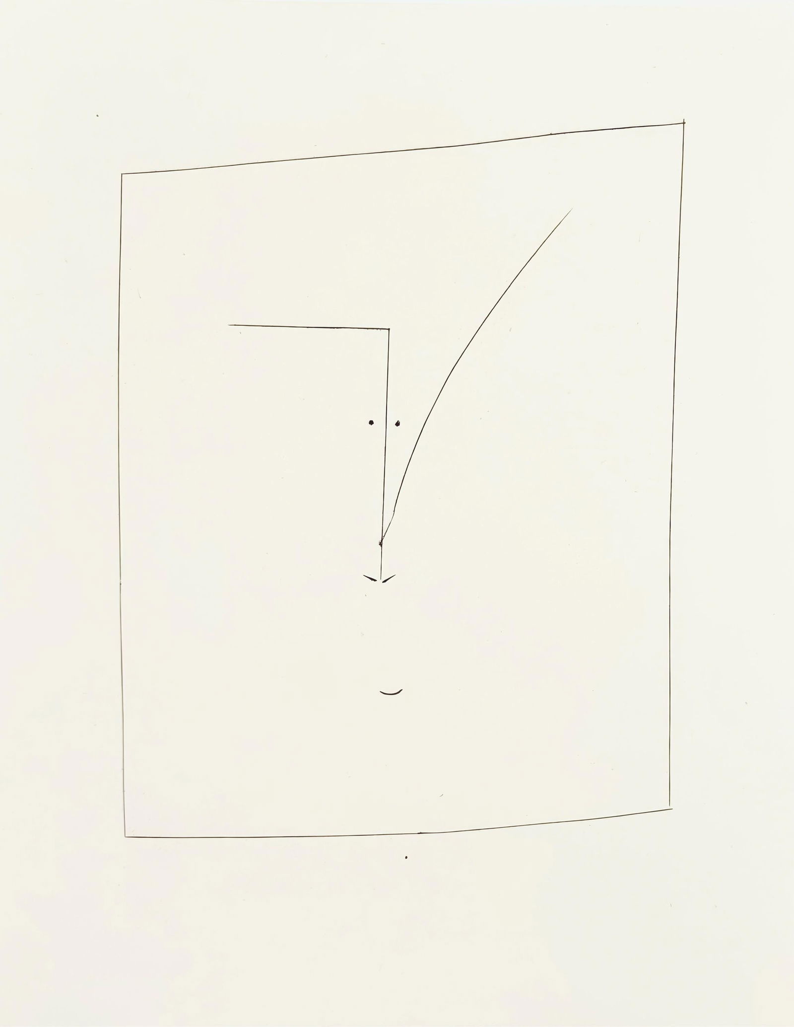 Pablo Picasso, Untitled, from Carmen, Limited Edition Engraving, 1949: This exquisite engraving by Pablo Picasso (1881-1973), titled Sans titre (Untitled), from the folio Picasso, Carmen (Picasso, Carmen), originates from the 1949 edition published by La Bibliotheque