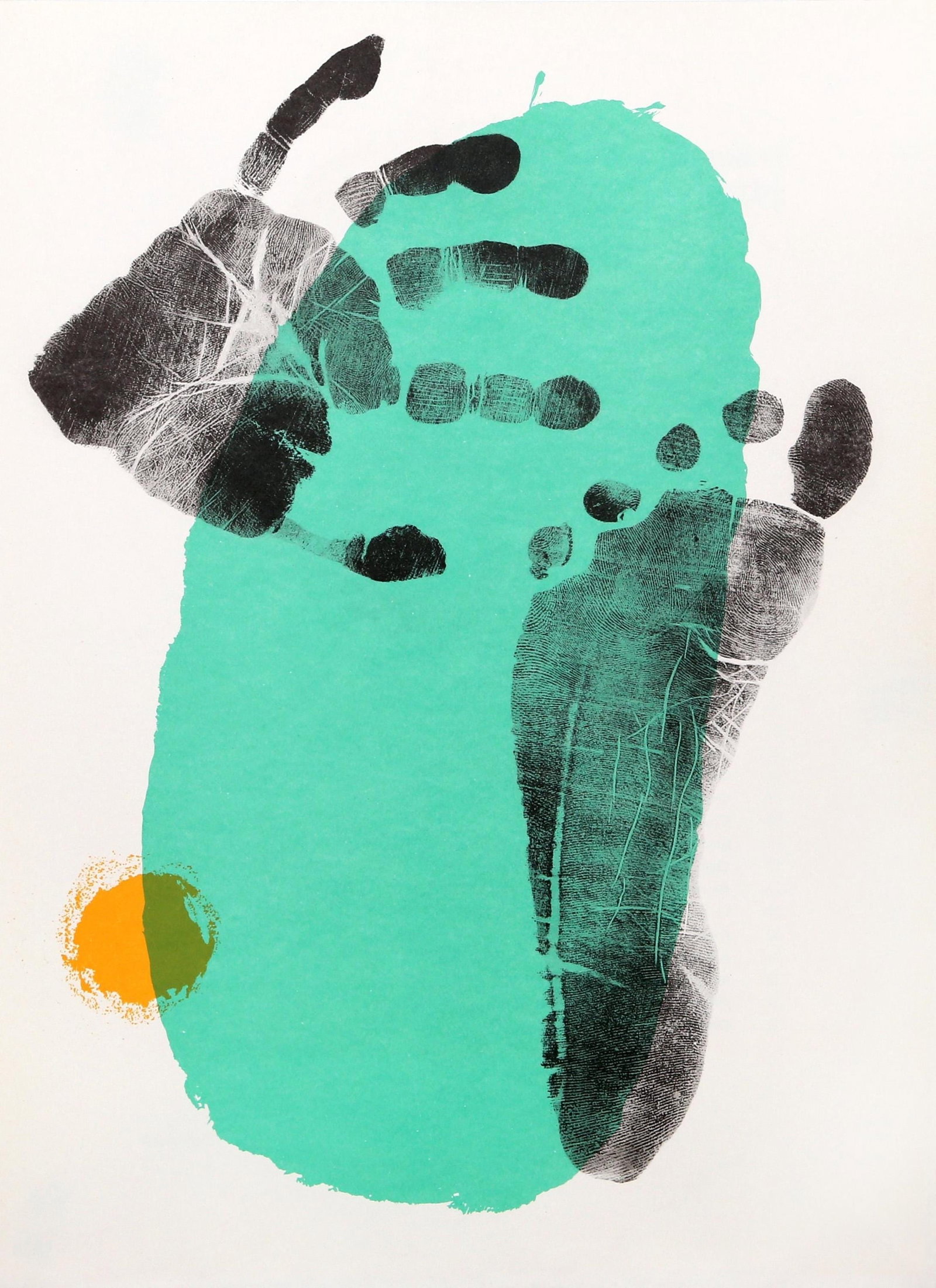 Joan Miro, Composition (Cramer 34; Mourlot 228), Derriere le miroir, Limited Edition Lithograph: Lithograph on velin paper. Paper Size: 15 x 11 inches. Excellent condition. Inscription: Unsigned and unnumbered, as issued. Notes: From Derriere le miroir, N deg 87-88-89, 1956. Published by Aime Mae