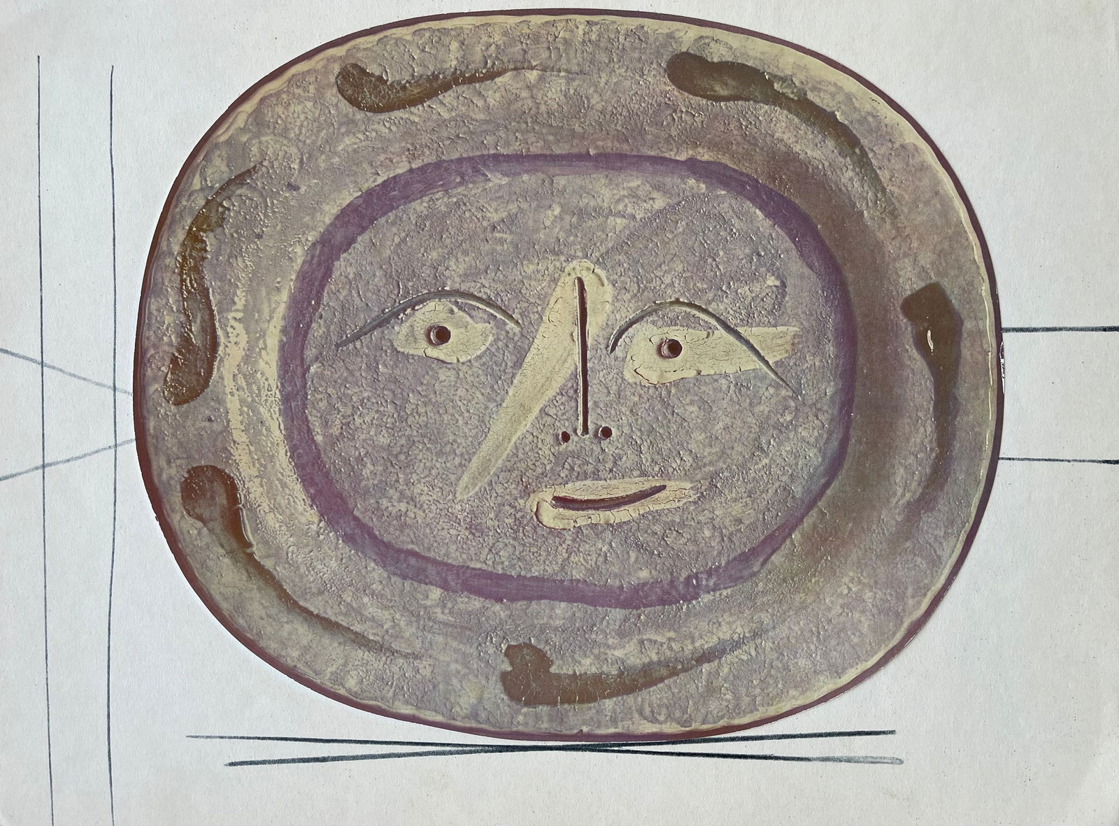 Pablo Picasso, etude pour la ceramique, Ceramiques de Picasso (Orozco 105), Limited Edition (1 of 4)