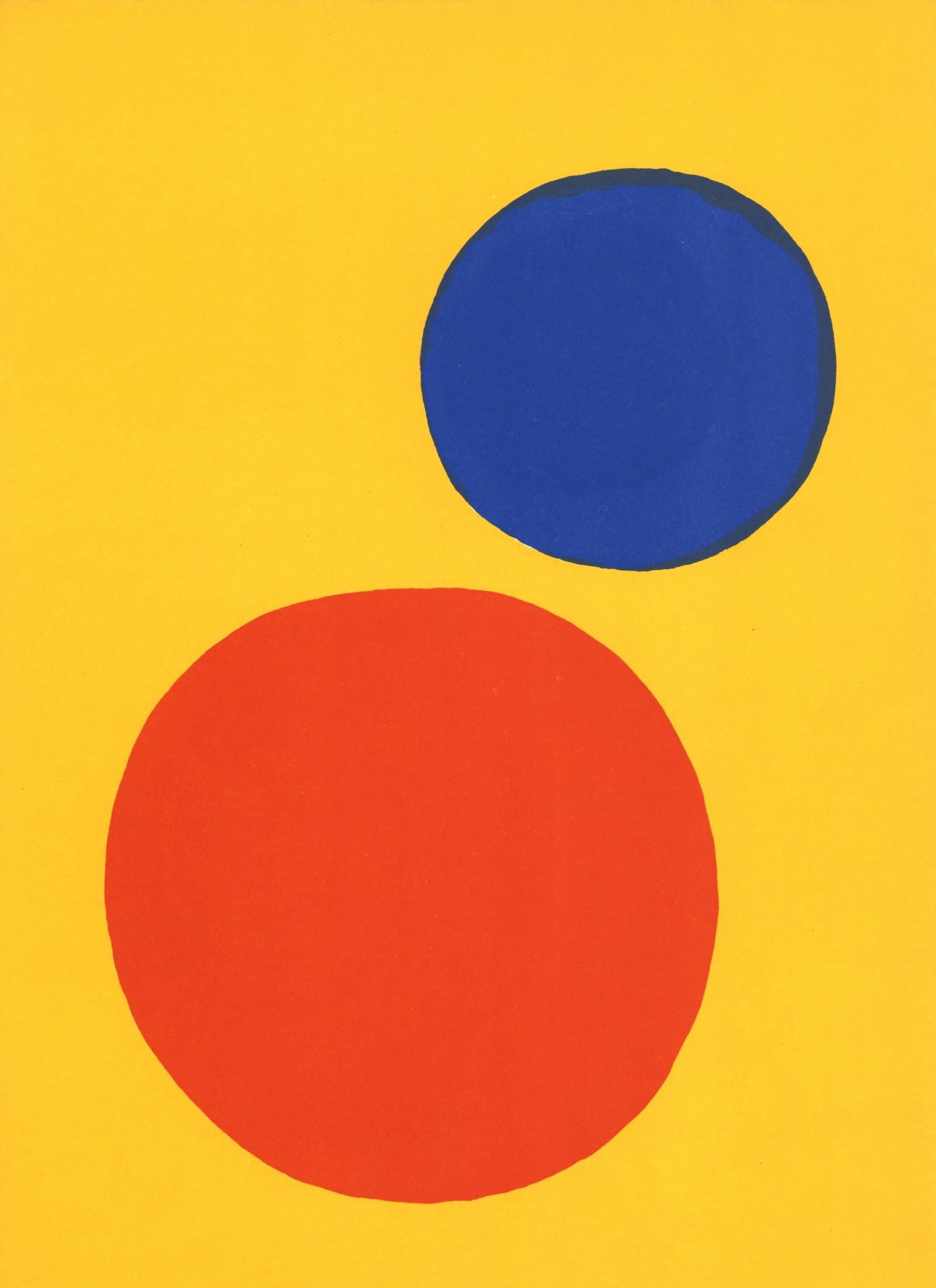 Alexander Calder, Composition, Derriere le miroir, Limited Edition Lithograph: Lithograph on velin paper. Paper Size: 15 x 11 inches. Excellent condition. Inscription: Unsigned and unnumbered, as issued. Notes: From Derriere le miroir, N deg 201, 1973. Published by Aime Maeght,