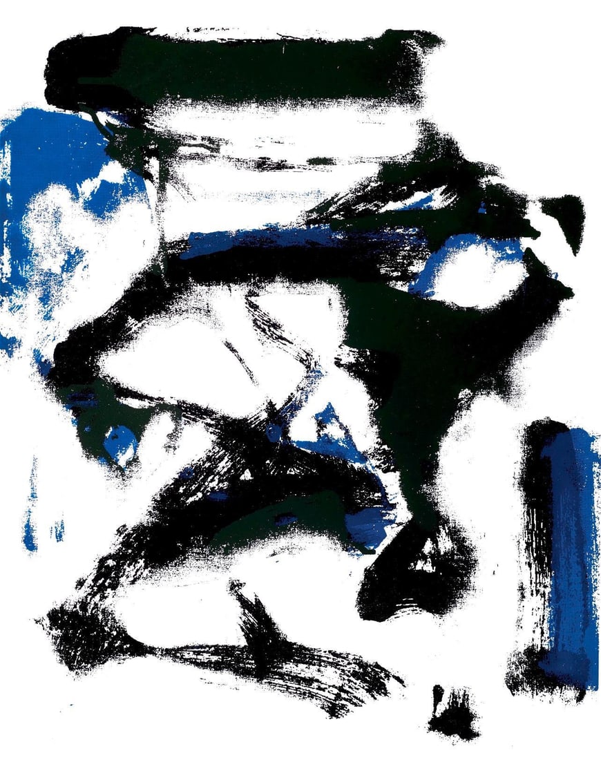 Joan Mitchell, Composition, The Poems, Limited Edition Silkscreen (1 of 4)