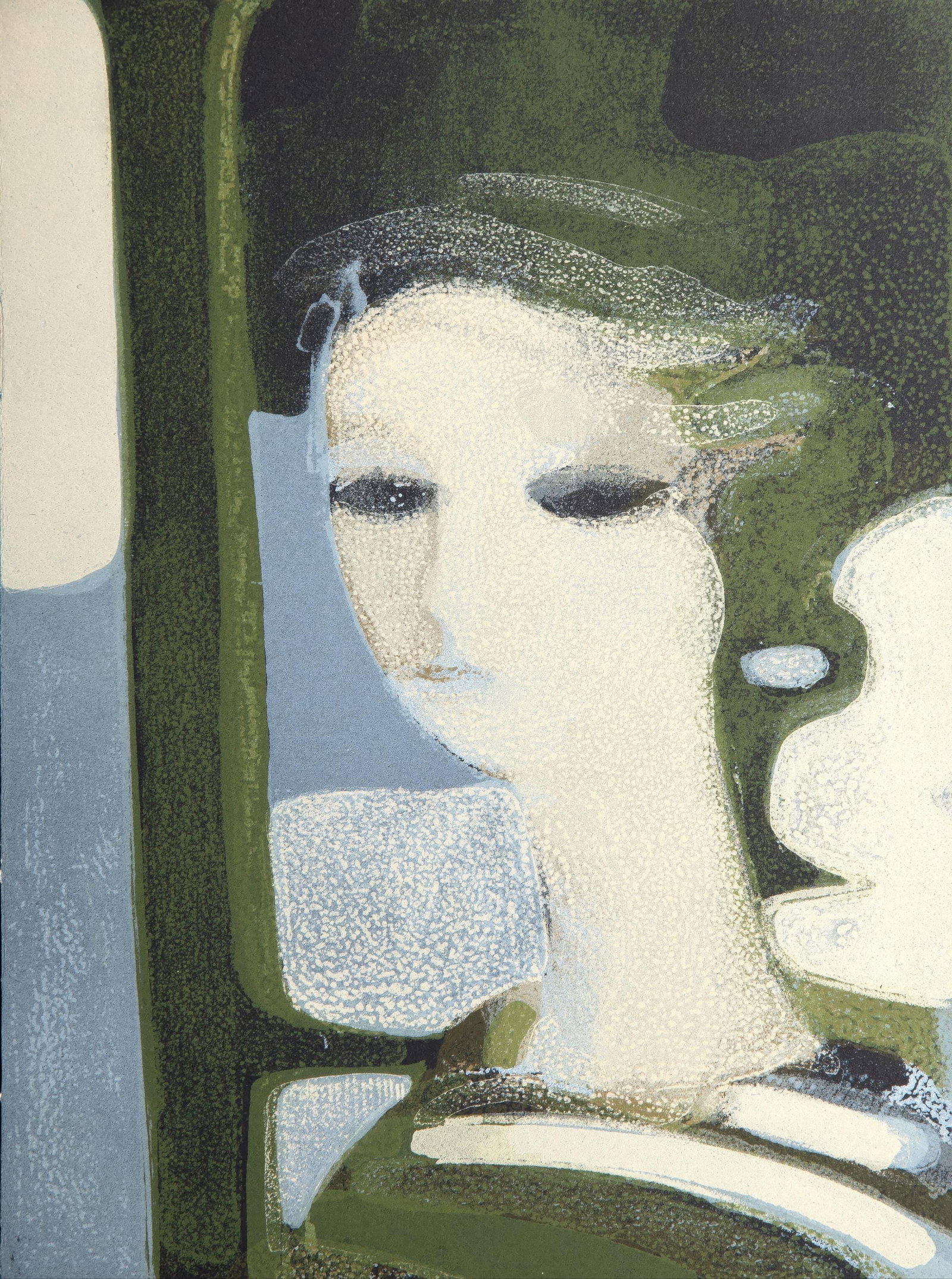 Andre Minaux, Sandra, from L'Atelier Mourlot, Limited Edition Lithograph, 1965 (1 of 4)
