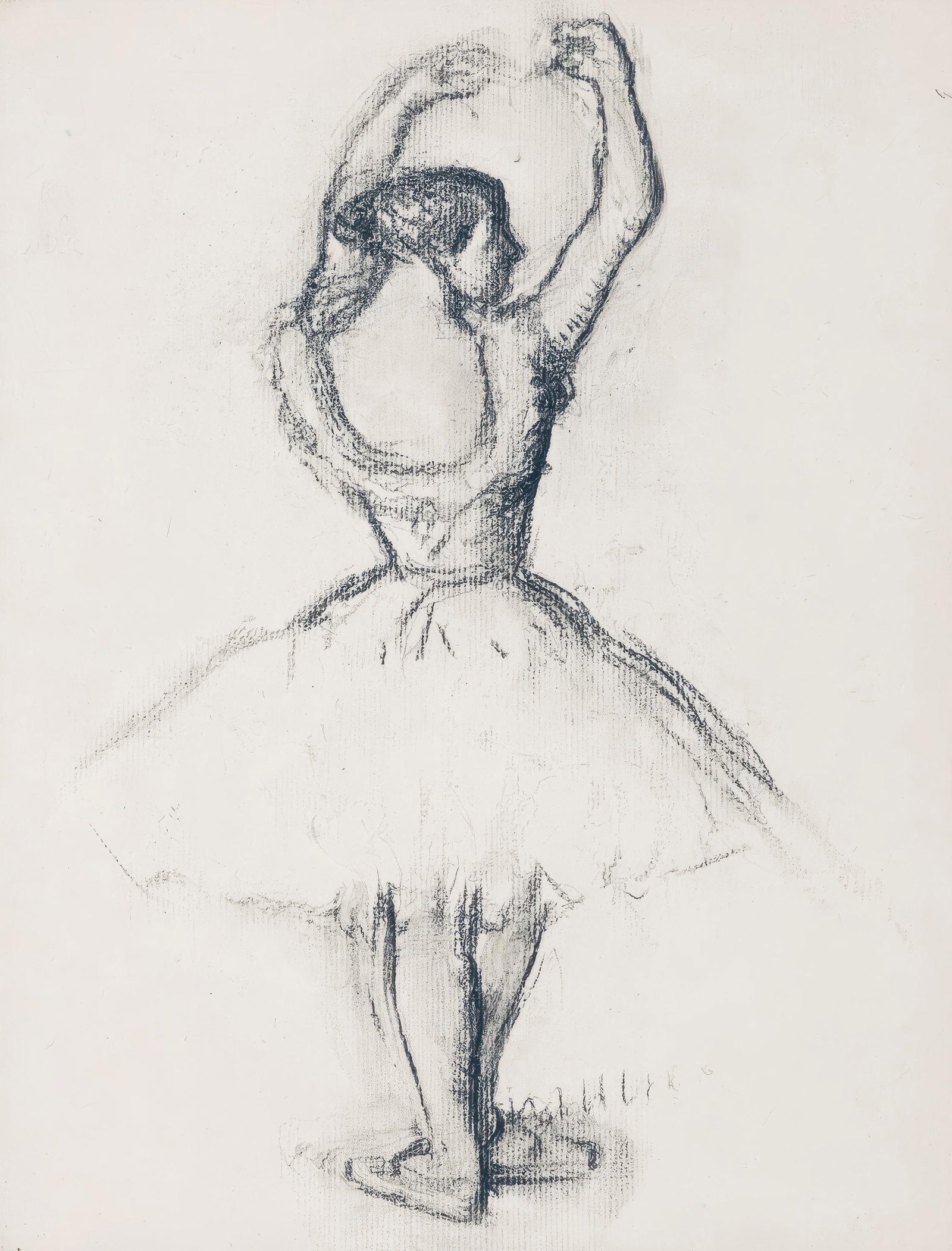 Edgar Degas, Dancer, from Dance Drawings, Limited Edition Engraving, 1936: This exquisite engraving by Edgar Degas (1834-1917), titled Danseuse (Dancer), originates from the celebrated album Degas Danse dessin (Degas Dance Drawings), published by Ambroise Vollard, Paris, and