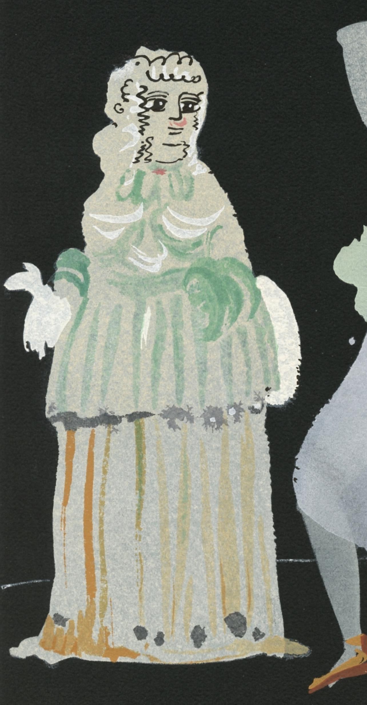 Andre Derain, Composition, Salome, Limited Edition Lithograph - 2