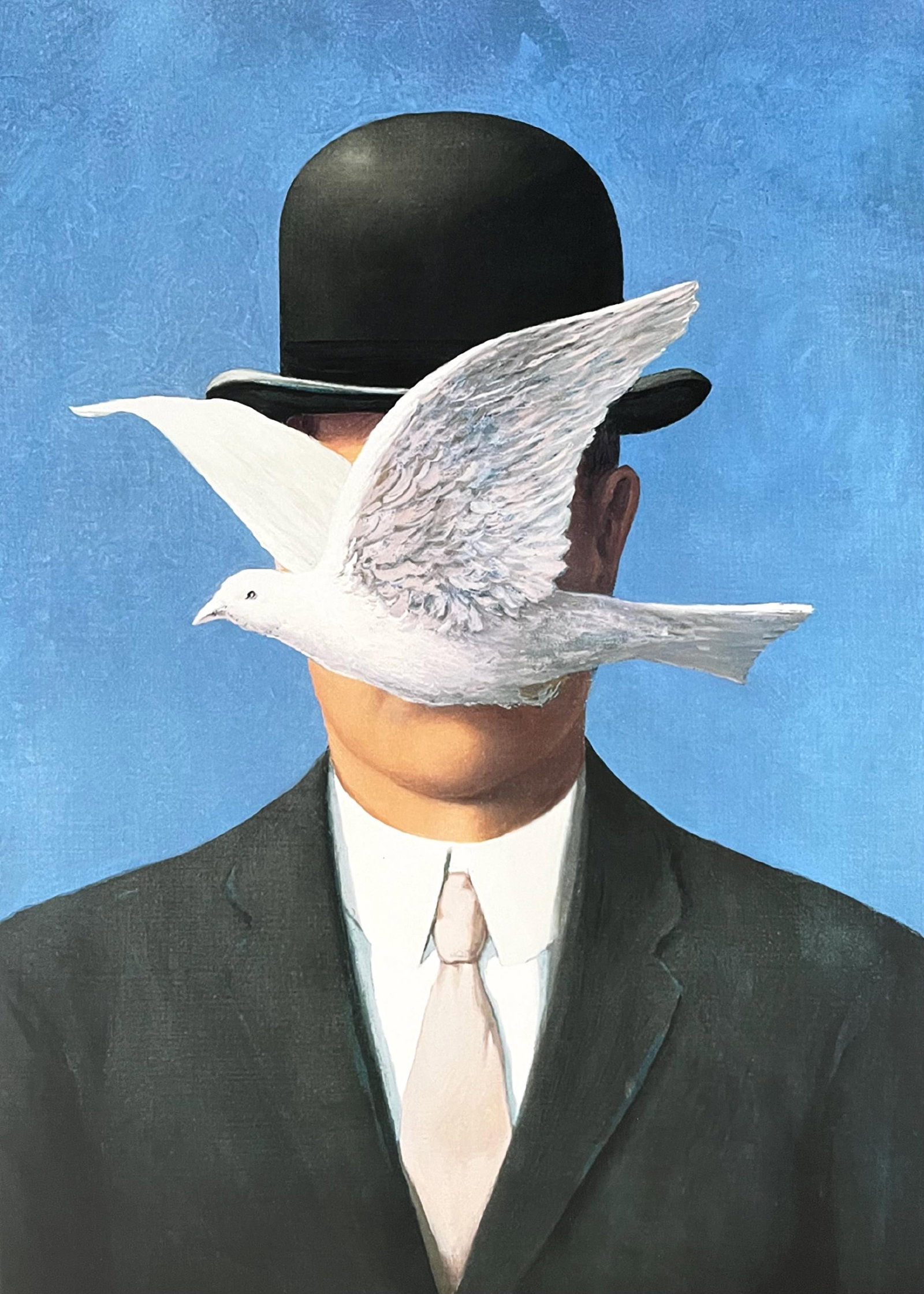 Rene Magritte, L'Heureux donateur, Official Edition Offset Lithograph: Offset lithograph on archival paper. Paper Size: 27.5 x 19.75 inches. Inscription: Unsigned and unnumbered, as issued. Condition: Excellent. Notes: Licensed by C.H./ADAGP, Paris; published and printed