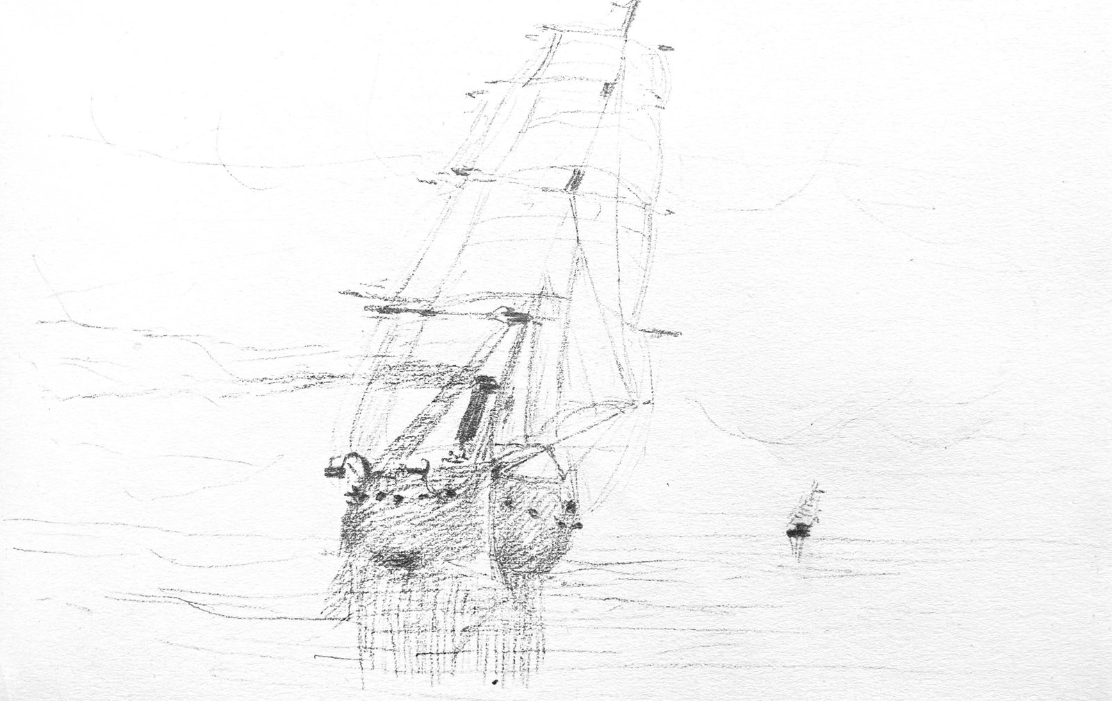 Henri de Toulouse-Lautrec, Composition, Toulouse-Lautrec, Album De Marine, Limited Edition: Lithograph and stencil on Papeteries de Rives paper. Paper size: 5.71 x 8.86 inches. Excellent condition. Inscription: Unsigned and unnumbered, as issued. Notes: From the album, Toulouse-Lautrec Album