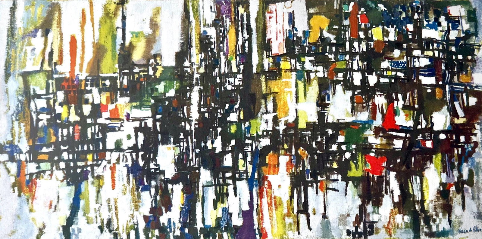 Vieira da Silva, Jardin, Vieira da Silva, Peintres d'aujourd'hui, Limited Edition Heliogravure: Heliogravure on velin paper. Paper Size: 10.83 x 13.78 inches. Inscription: Signed in the plate and unnumbered, as issued. Notes: From the folio, Vieira da Silva, Peintres d'aujourd'hui, 1960. Publish