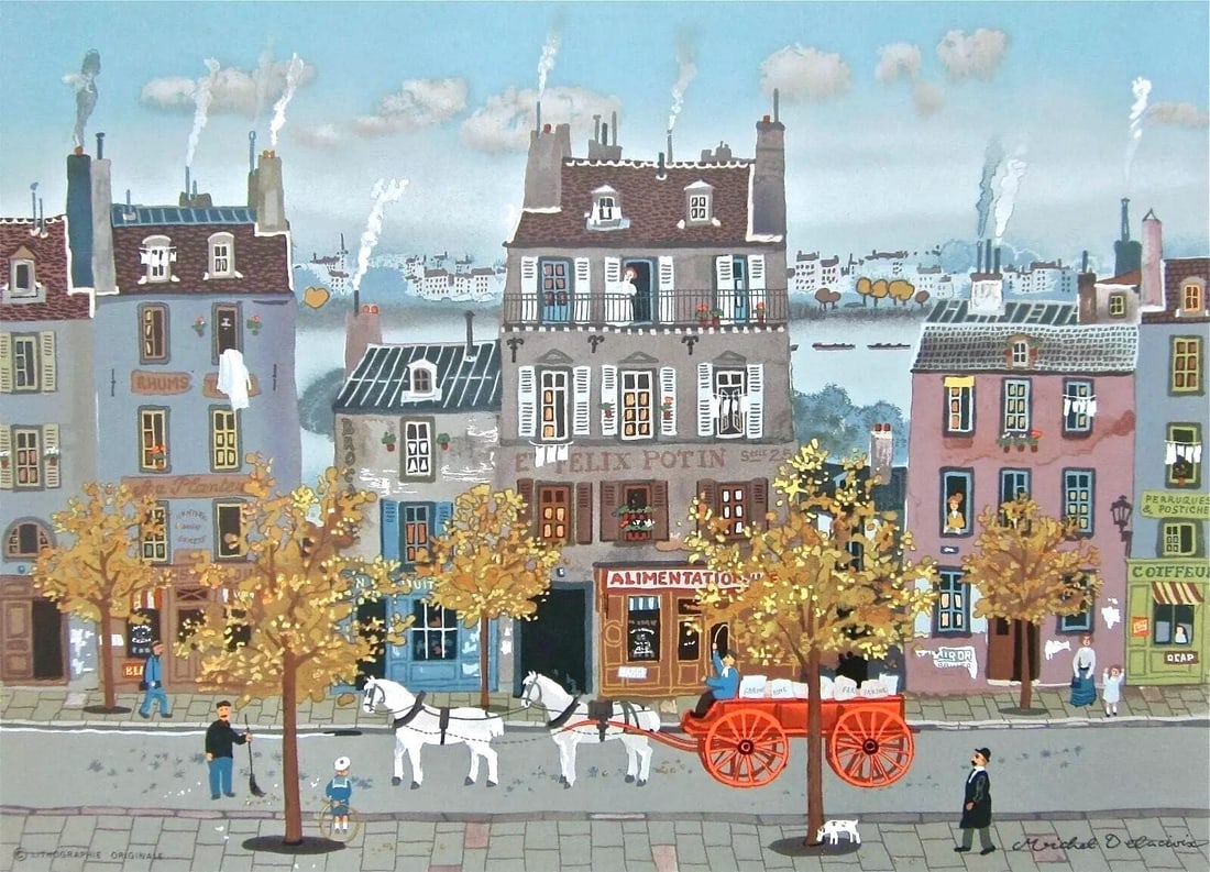 Michel Delacroix, Felix Potin, Limited Edition Lithograph (1 of 4)