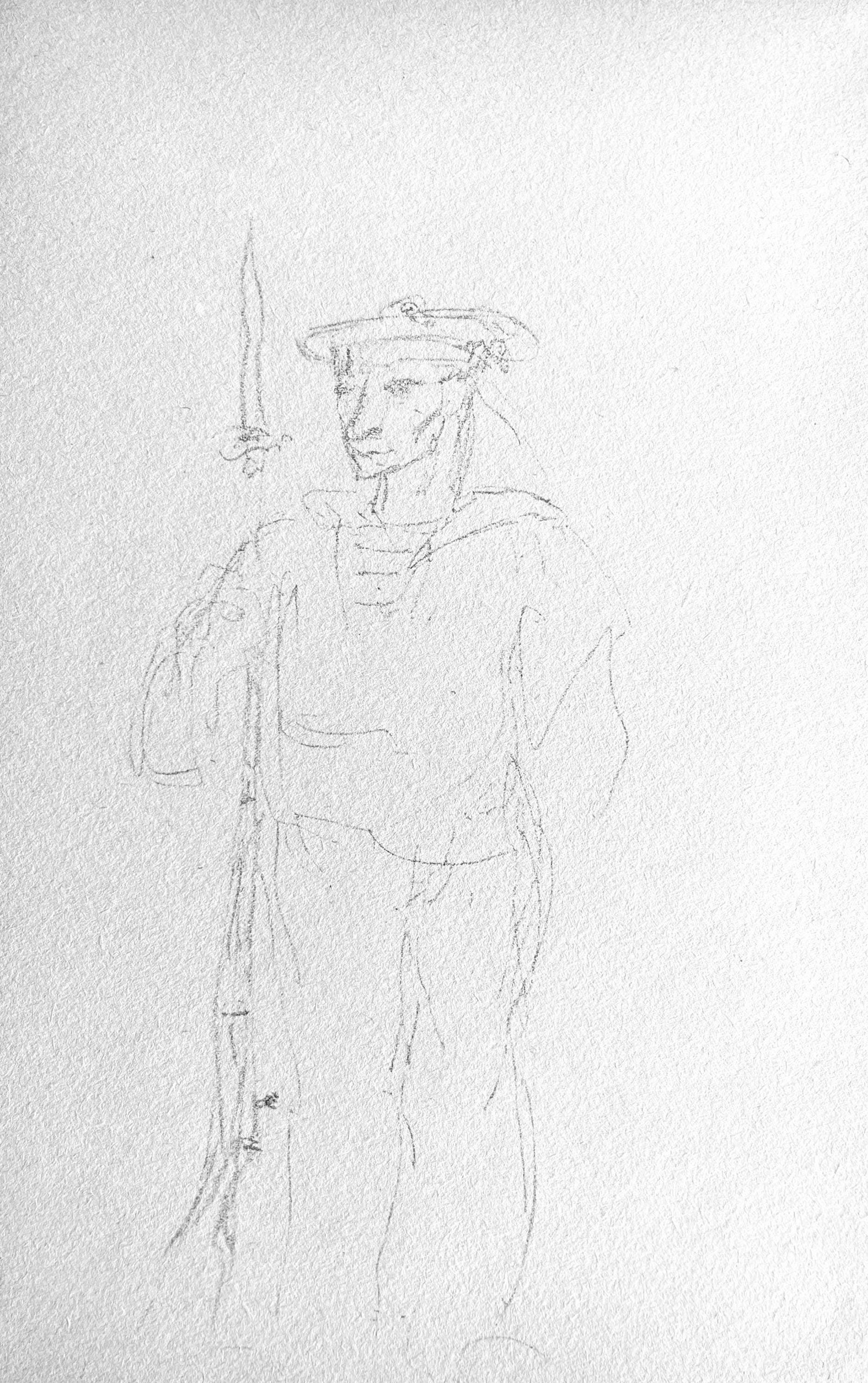 Henri de Toulouse-Lautrec, Composition, Toulouse-Lautrec, Album De Marine, Limited Edition: Lithograph and stencil on Papeteries de Rives paper. Paper size: 8.86 x 5.71 inches. Excellent condition. Inscription: Unsigned and unnumbered, as issued. Notes: From the album, Toulouse-Lautrec Album