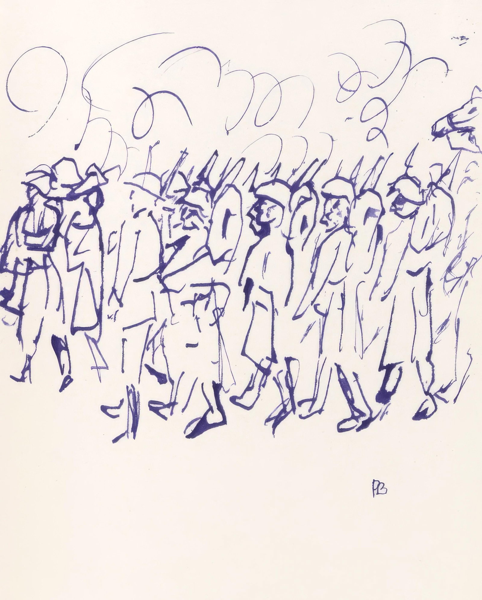 Pierre Bonnard, Untitled, from Correspondances, Limited Edition Lithograph, 1944 (1 of 4)