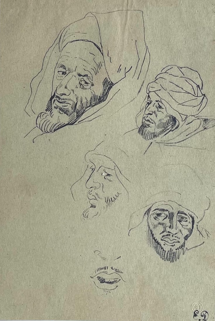 Eugene Delacroix, Composition, Trente et un Dessins et Aquarelles du Maroc, Limited Edition (1 of 4)