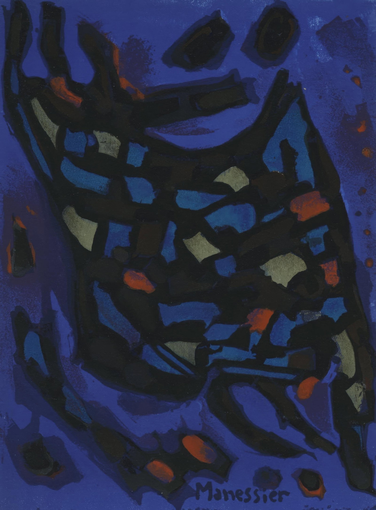 Alfred Manessier, Untitled, from Prints from the Mourlot Press, Limited Edition Lithograph, 1964 (1 of 4)