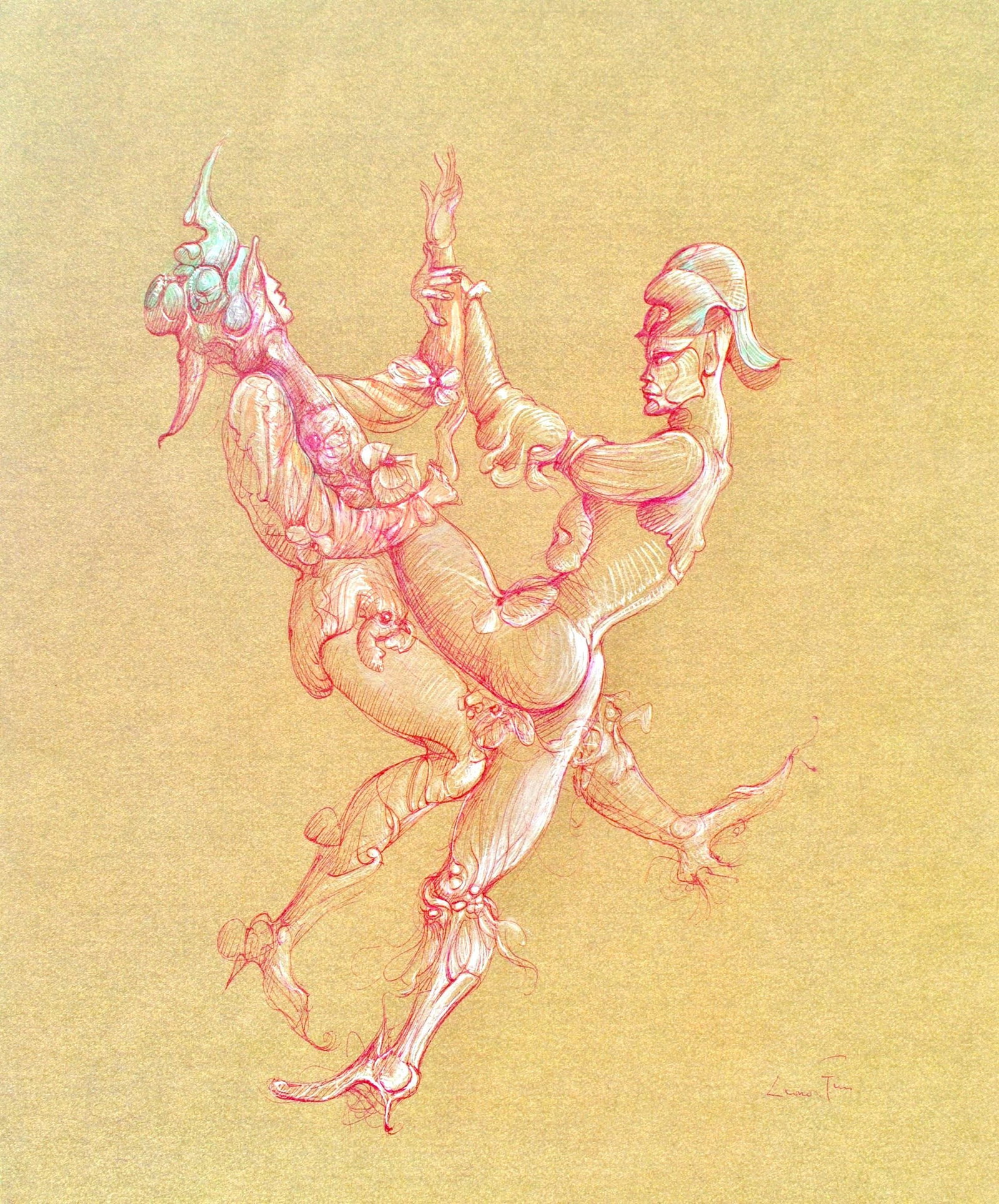 Leonor Fini, Composition, Fruits de la Passion, XXe siecle, Limited Edition Heliogravure (1 of 4)