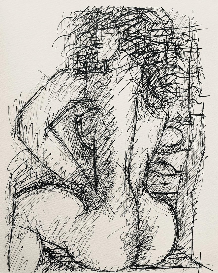 Marcel Gromaire, Composition, Gromaire, Limited Edition Lithograph (1 of 4)