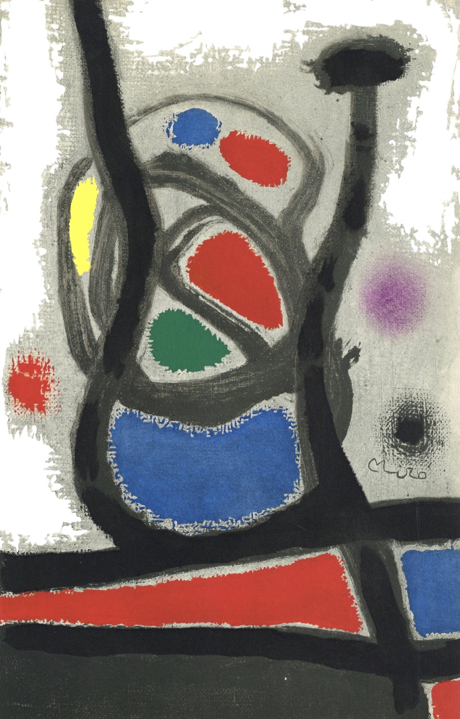 Joan Miro, L'Oiseau solaire, L'Oiseau lunaire, Etincelles (Cramer 117; Dupin 447-48), Limited (1 of 4)