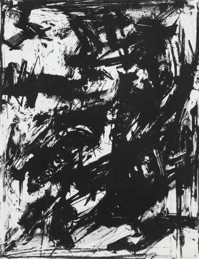 Emilio Vedova, Intollerenza, XXe siecle, Limited Edition Lithograph: Lithograph on velin paper. Paper Size: 12.5 x 9.75 inches. Excellent condition. Inscription: Unsigned and unnumbered, as issued. Notes: From the volume, XXe Siecle, n deg16, 1961. Published and printe