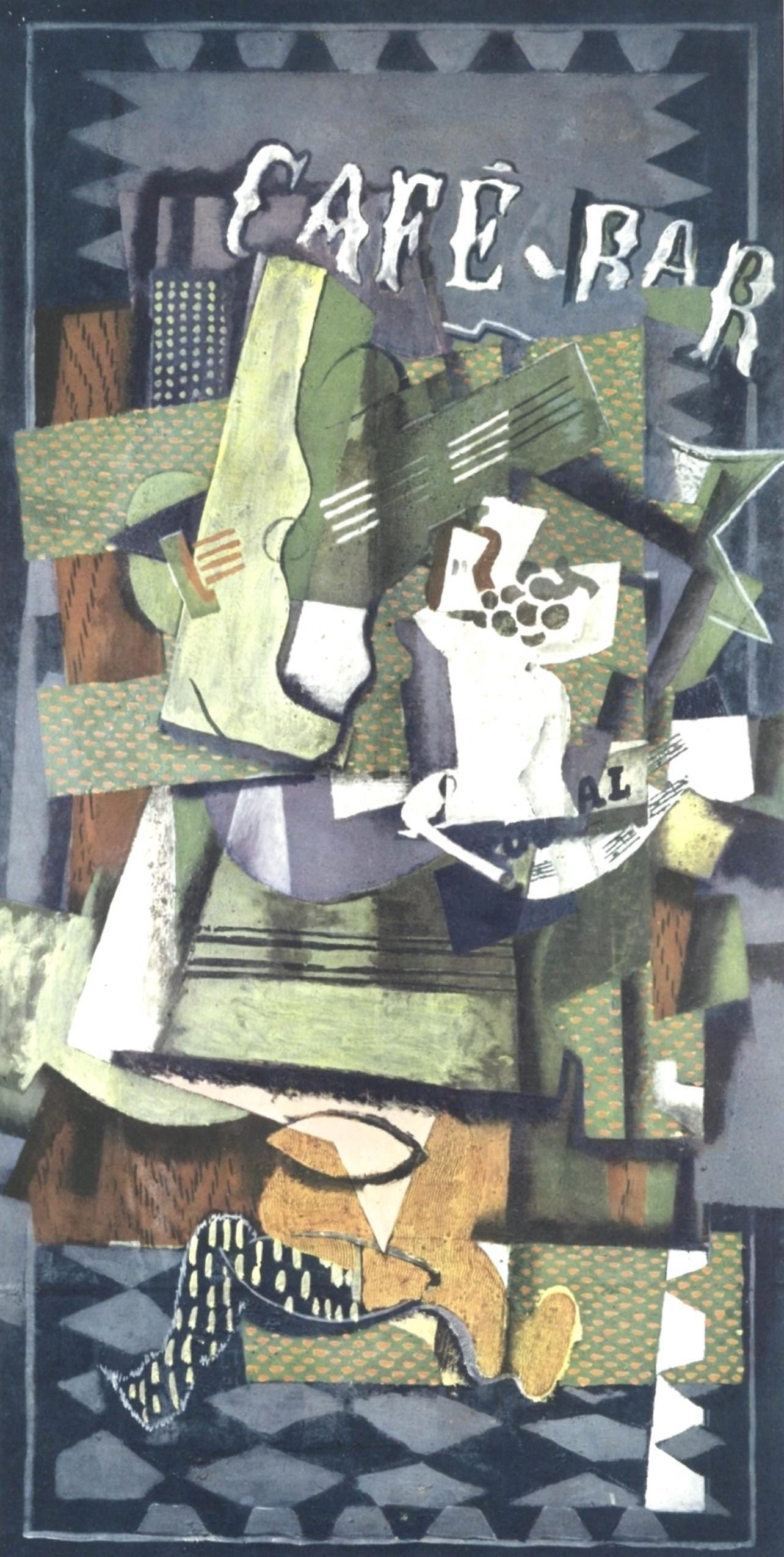 Georges Braque, Cafe-Bar, L'Hommage a Georges Braque, Derriere le miroir, Limited Edition Lithograph (1 of 4)