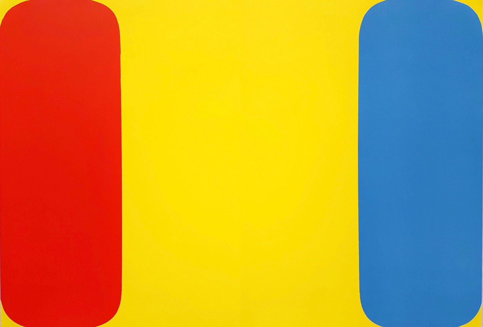 Ellsworth Kelly, Composition (Axsom Ib), Derriere le miroir, Limited Edition Lithograph: Lithograph on velin paper. Paper Size: 15 x 22 inches, with centerfold, as issued. Inscription: Unsigned and unnumbered, as issued. Catalogue raisonne references: Axsom, Richard H., and Ellsworth Kell