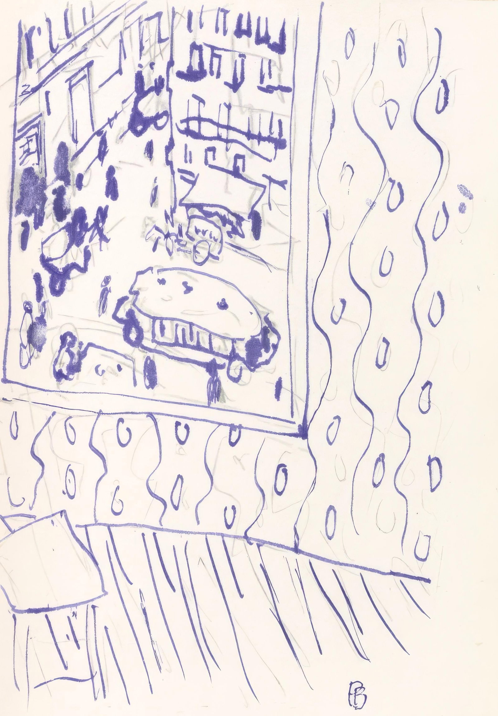 Pierre Bonnard, Untitled, from Correspondances, Limited Edition Lithograph, 1944 (1 of 4)