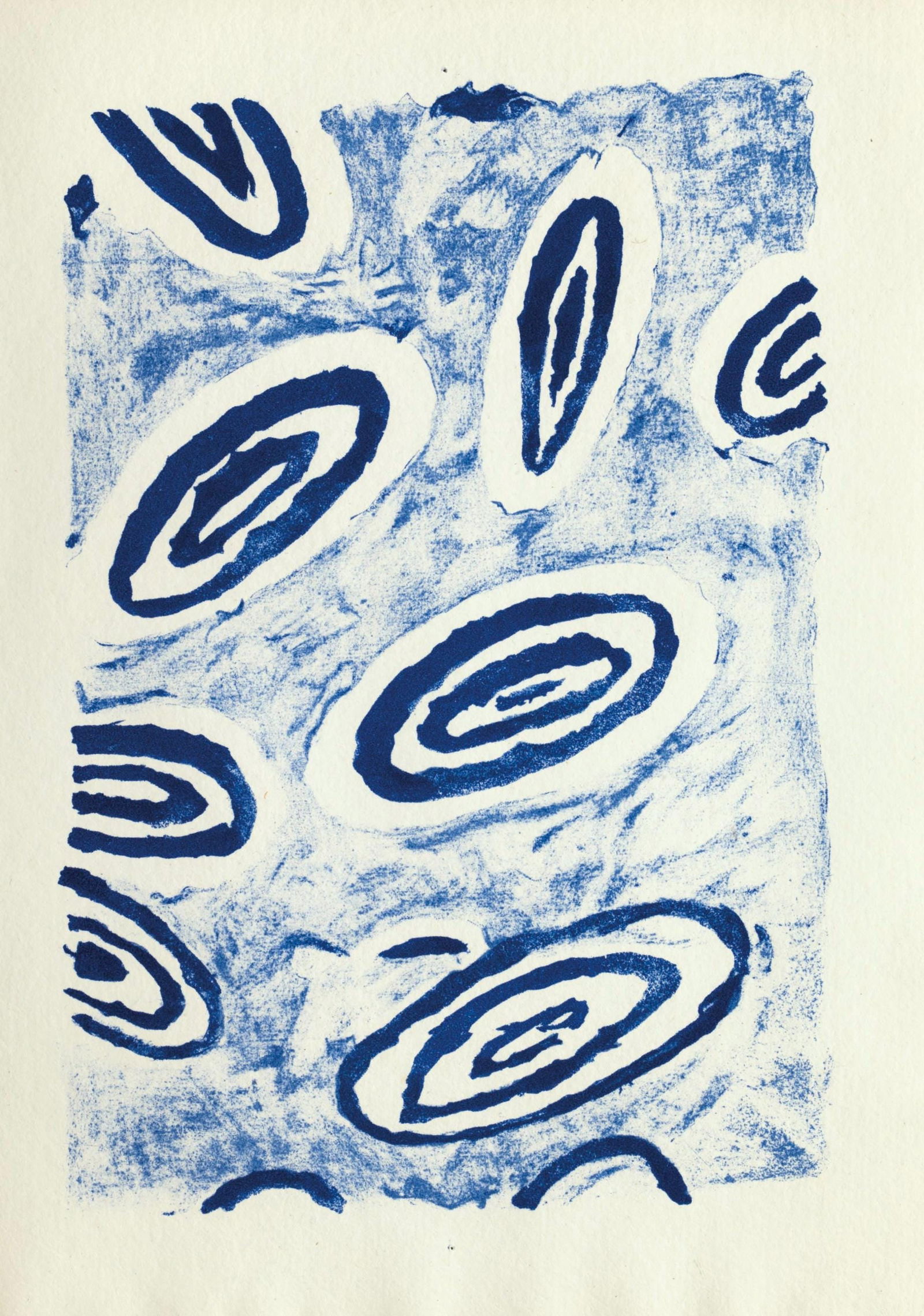 Georges Braque, Composition (Vallier 153), Le Tir a l'arc mis en lumiere par Georges Braque, Limited: Lithograph on velin pur Chiffon Moulin a papier Richard de Bas paper. Paper size: 9 x 6.5 inches. Excellent condition. Inscription: unsigned and unnumbered, as issued. Notes: from the folio, Le Tir a