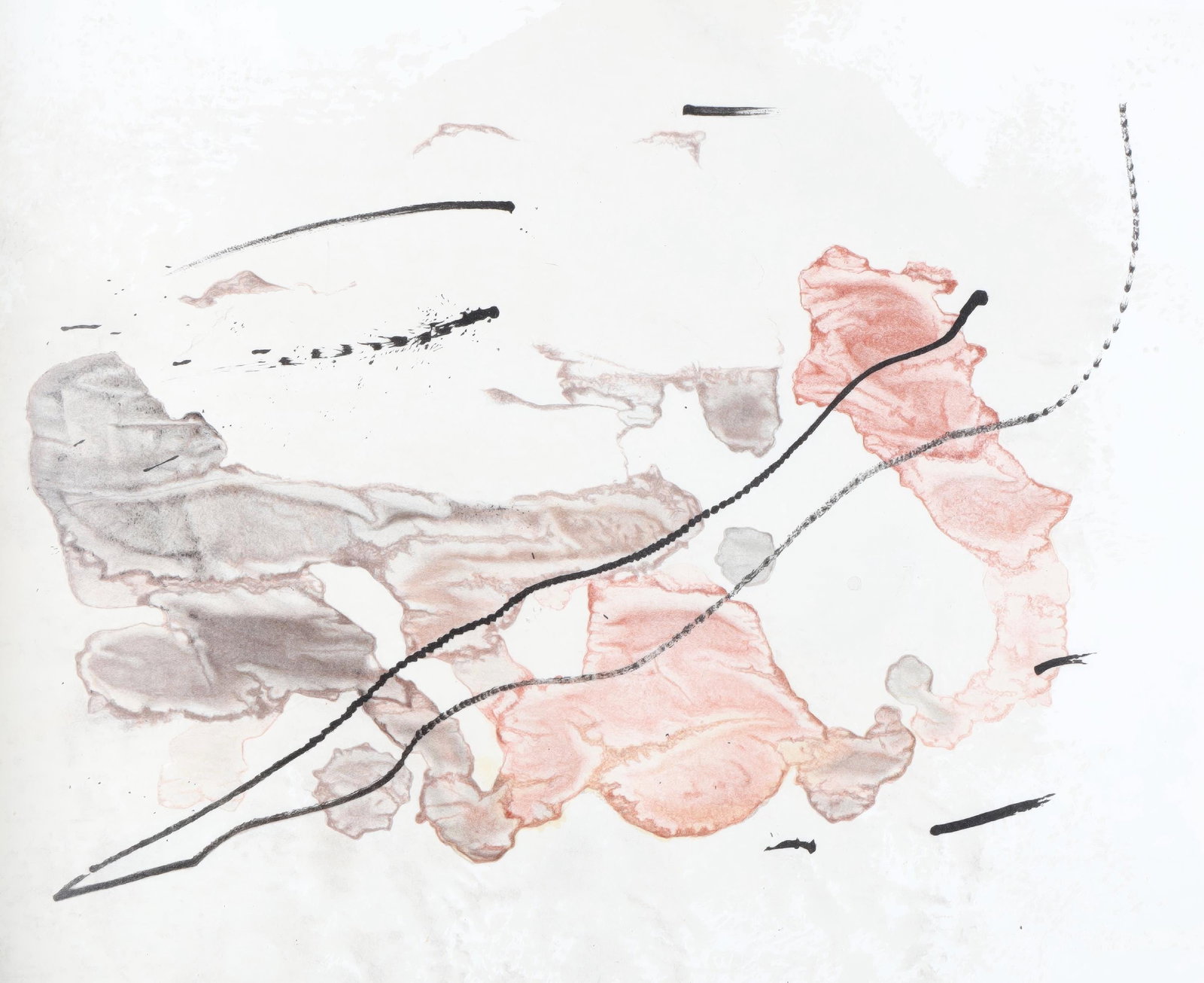 Joan Miro, Untitled, from Trace on the Water, Limited Edition Lithograph, 1963: This exquisite lithograph by Joan Miro (1893-1983), titled Sans titre (Untitled), from the album Trace sur l'eau (Trace on the Water), originates from the 1963 edition published by Maeght Editeur, Par