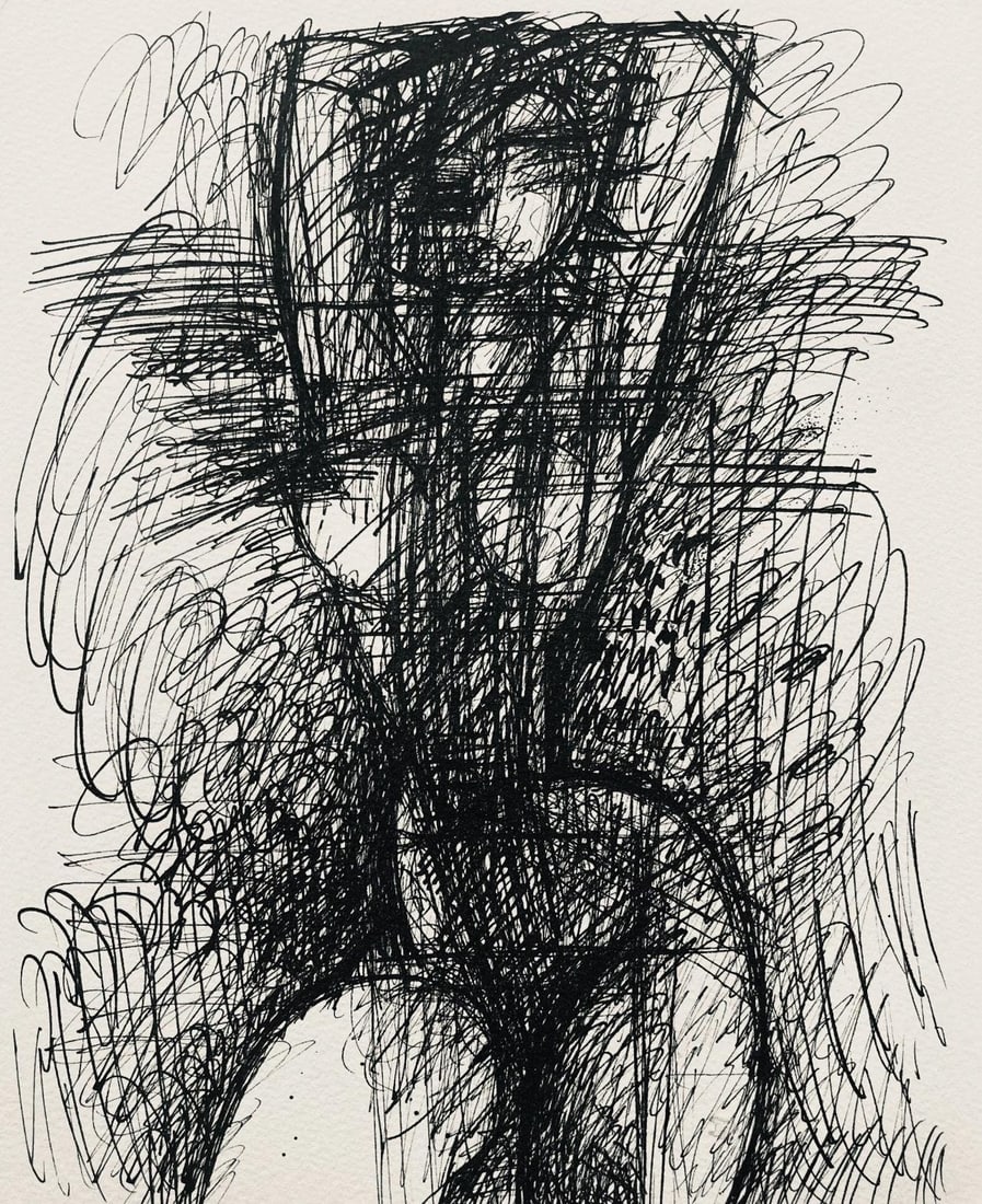 Marcel Gromaire, Composition, Gromaire, Limited Edition Lithograph (1 of 4)