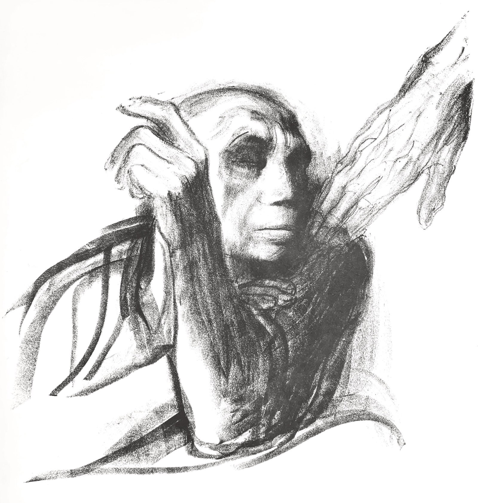 Kathe Kollwitz, Call of Death, from Ten Lithographs, Limited Edition Lithograph, 1941: This exquisite lithograph by Kathe Kollwitz (1867-1945), titled Ruf des Todes (Call of Death), from the folio Kathe Kollwitz, Ten Lithographs, originates from the 1941 edition published by Henry C. Kl