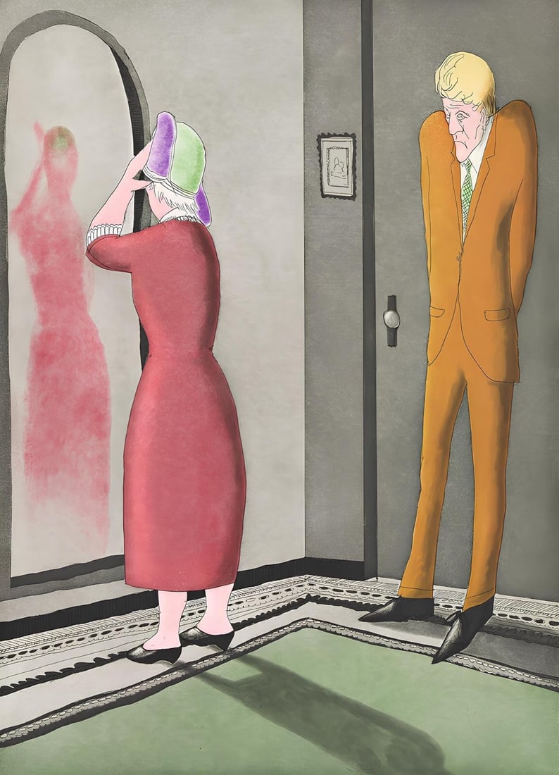 Benny Andrews, Composition, Everything That Rises Must Converge, Limited Edition Etching (1 of 4)