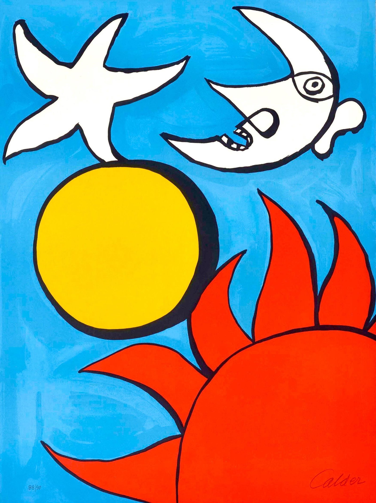 Alexander Calder, Potpourri en ciel, Limited Edition Lithograph (1 of 4)