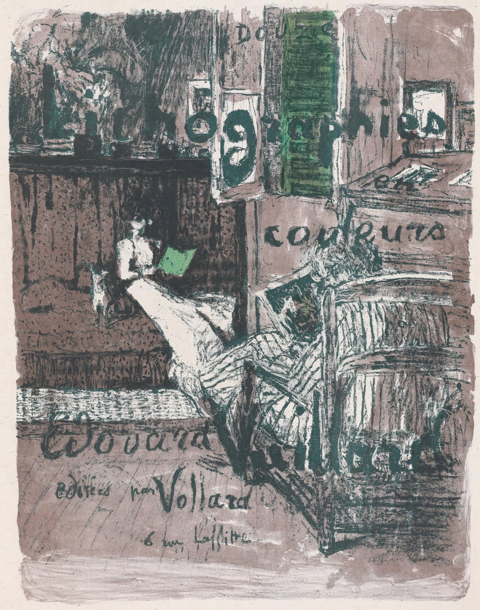 Jean-Edouard Vuillard, Cover of the Album Landscapes and Interiors, from The Graphic Work of (1 of 4)