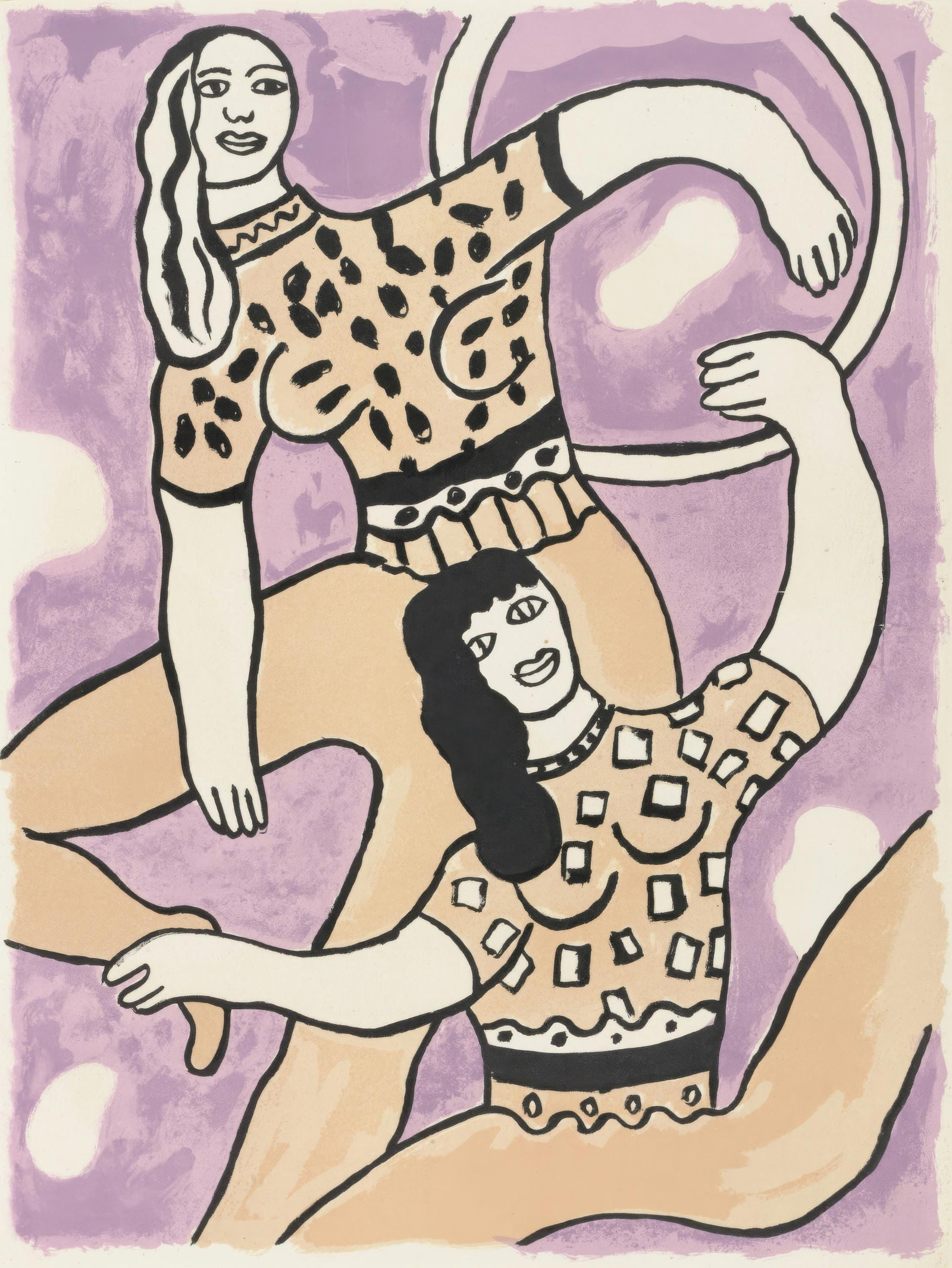 Fernand Leger, Untitled, from Circus, Limited Edition Lithograph, 1950 (1 of 4)