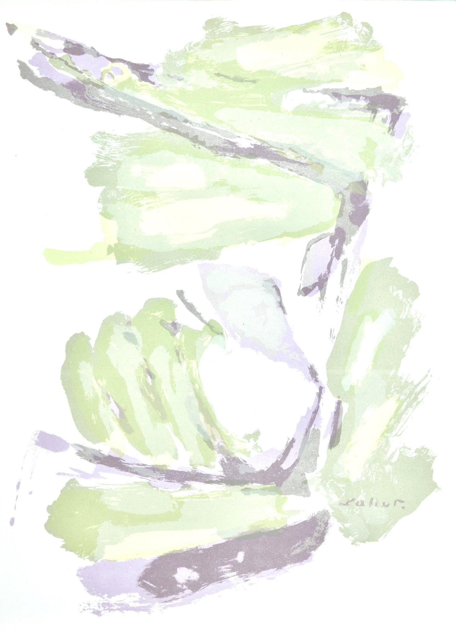 Pierre Pallut, Composition, L'Hommage a Georges Braque, Derriere le miroir, Limited Edition (1 of 4)