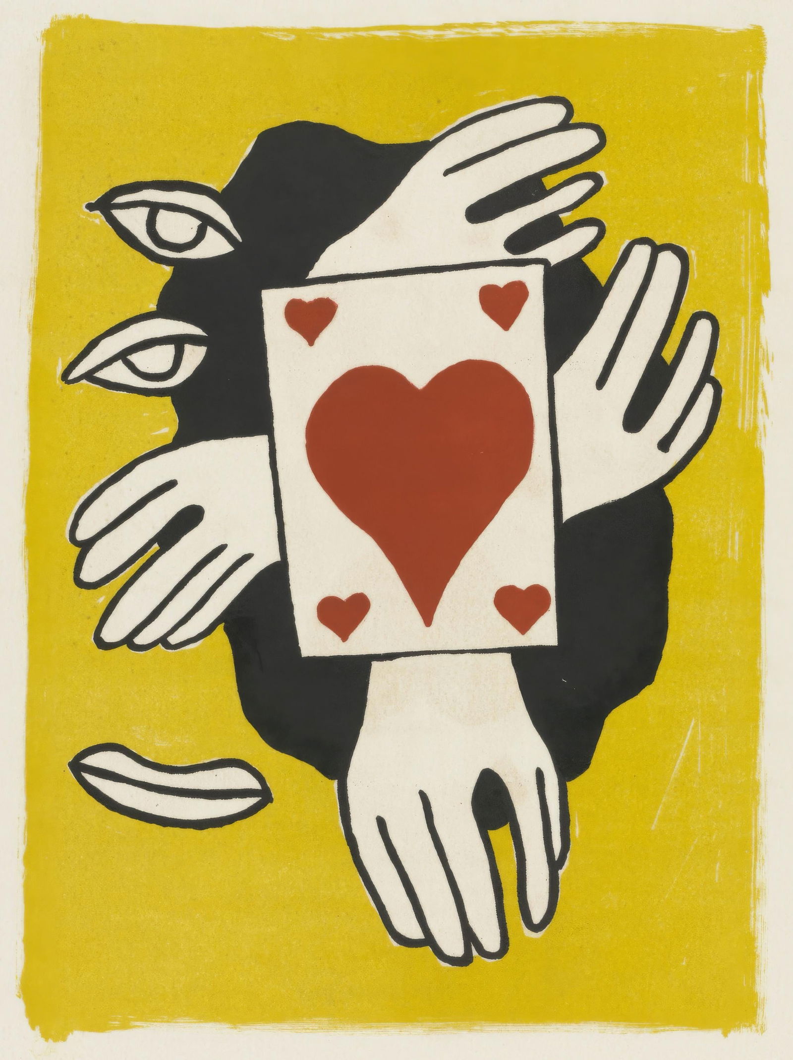 Fernand Leger, Untitled, from Circus, Limited Edition Lithograph, 1950 (1 of 4)