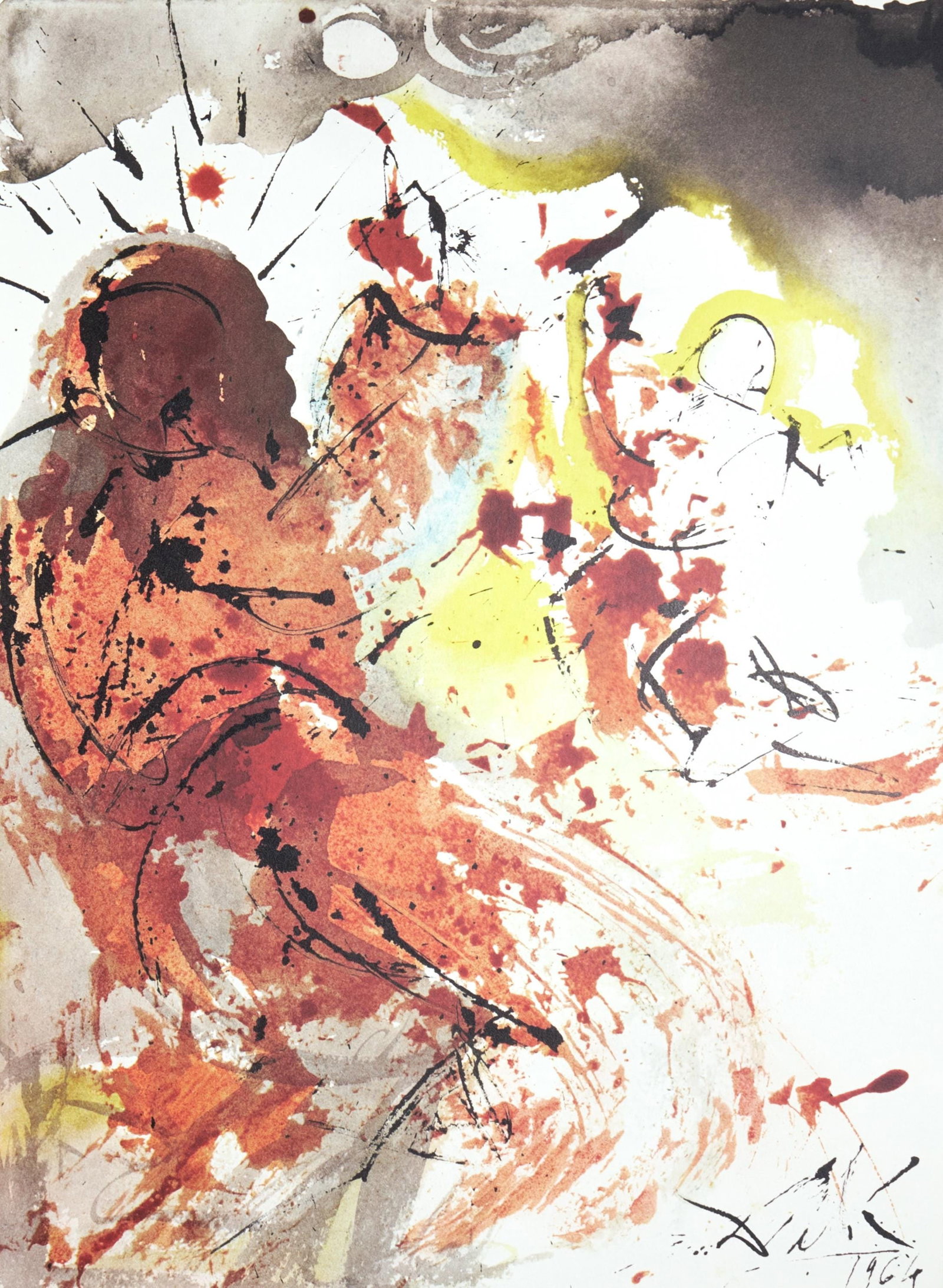 Salvador Dali, Composition (Michler/Lopsinger 1600; Field 69-3), Biblia Sacra, Limited Edition (1 of 4)