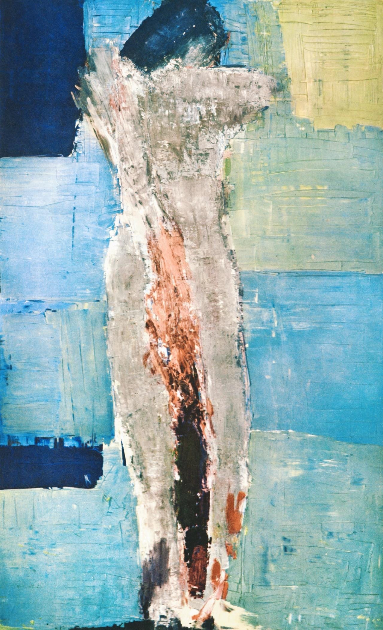 Nicolas de Stael, Nu debout, Nicolas de Stael, Peintres d'aujourd'hui, Limited Edition Heliogravure: Heliogravure on velin paper. Paper Size: 13.78 x 10.83 inches. Inscription: Unsigned and unnumbered, as issued. Notes: From the folio, Nicolas de Stael, Peintres d'aujourd'hui, 1960. Published by Fern