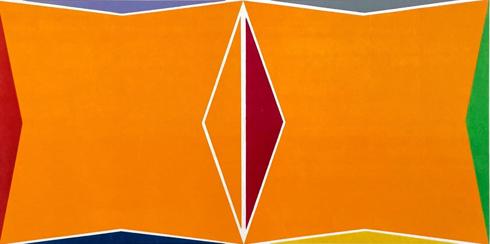 Larry Zox, Two Square Composition, Signed, Limited Edition Silkscreen (1 of 4)