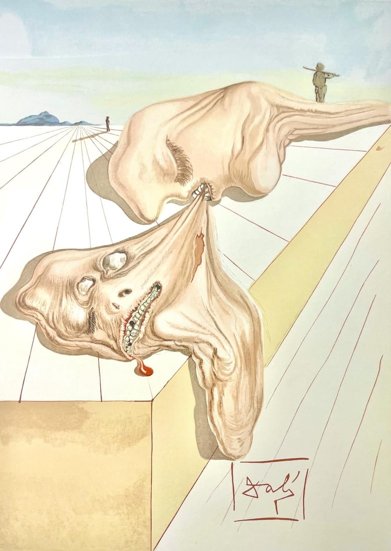 Salvador Dali, Holle XXX (Michler/Lopsinger 1039-1138; Field 189-200), Die Gottliche Komodie, (1 of 4)