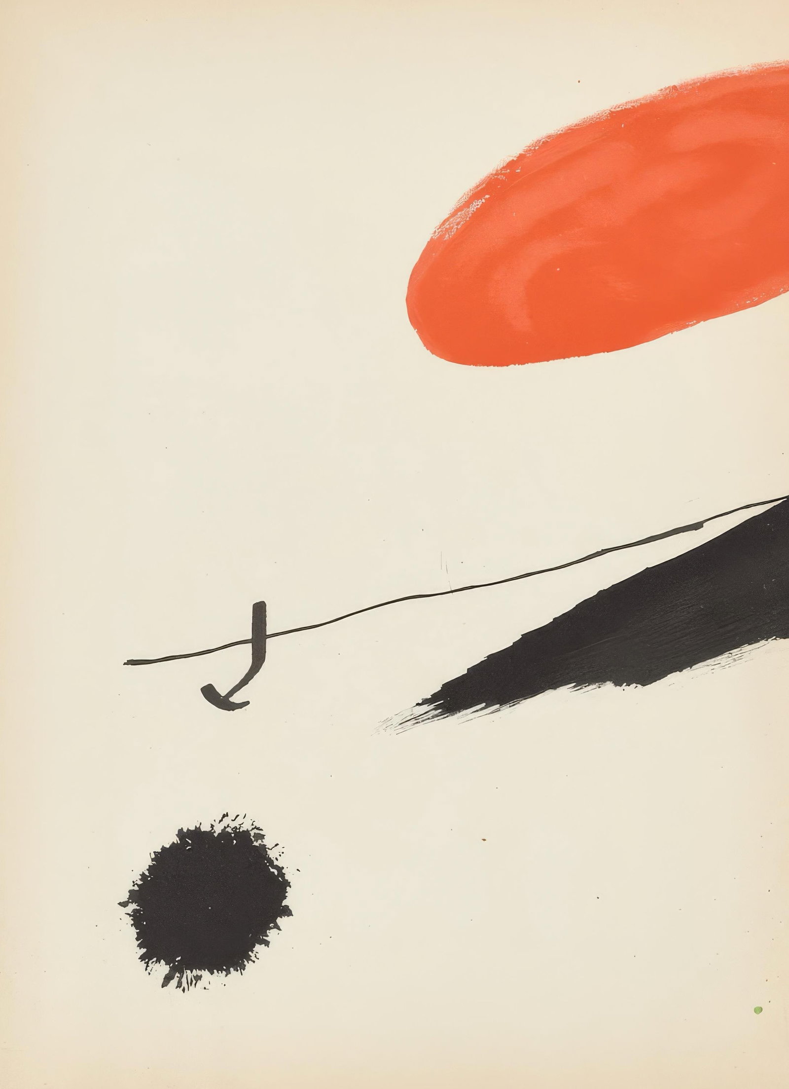 Joan Miro, Untitled, from Miro, Recent Unpublished Work, Limited Edition Lithograph, 1964 (1 of 4)