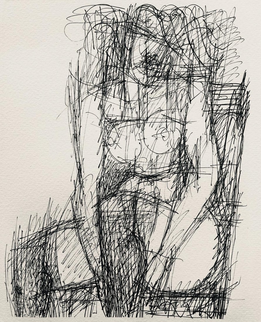 Marcel Gromaire, Composition, Gromaire, Limited Edition Lithograph (1 of 4)