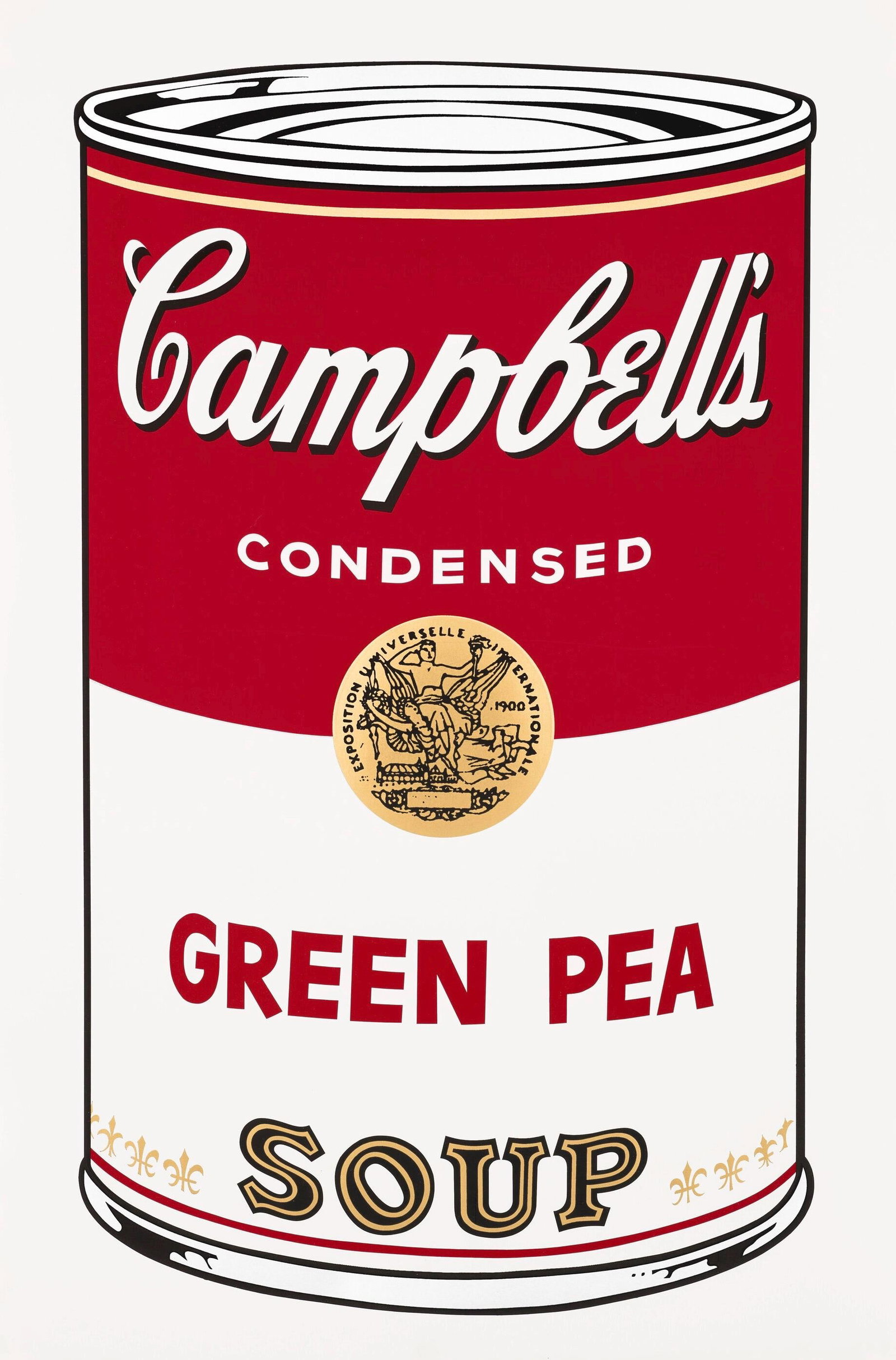 Andy Warhol, Campbell's Soup, Green Pea, Official Edition, Sunday B. Morning, Silkscreen (1 of 4)