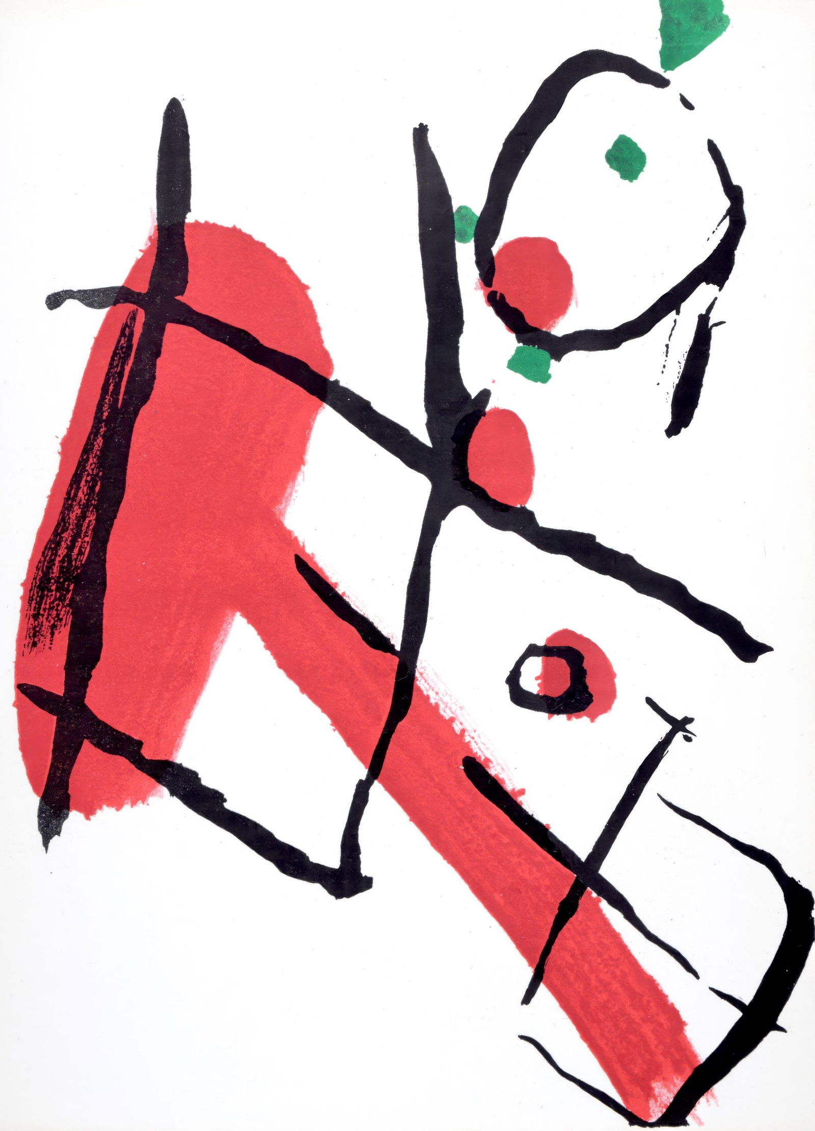Pierre Tal-Coat, Untitled, from Derriere le miroir, Maeght Editeur, Limited Edition Lithograph, 1966 (1 of 4)