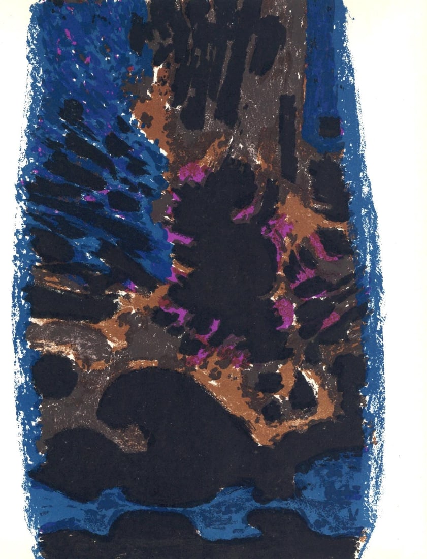 Alfred Manessier, Croquis, XXe siecle, Limited Edition Lithograph (1 of 4)