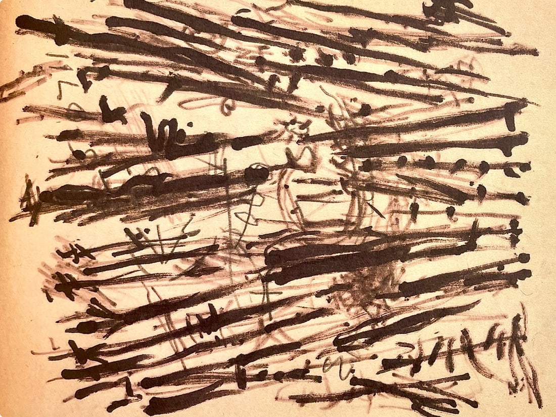 Jackson Pollock, Composition, Jackson Pollock, The Last Sketchbook, Limited Edition Lithograph (1 of 4)