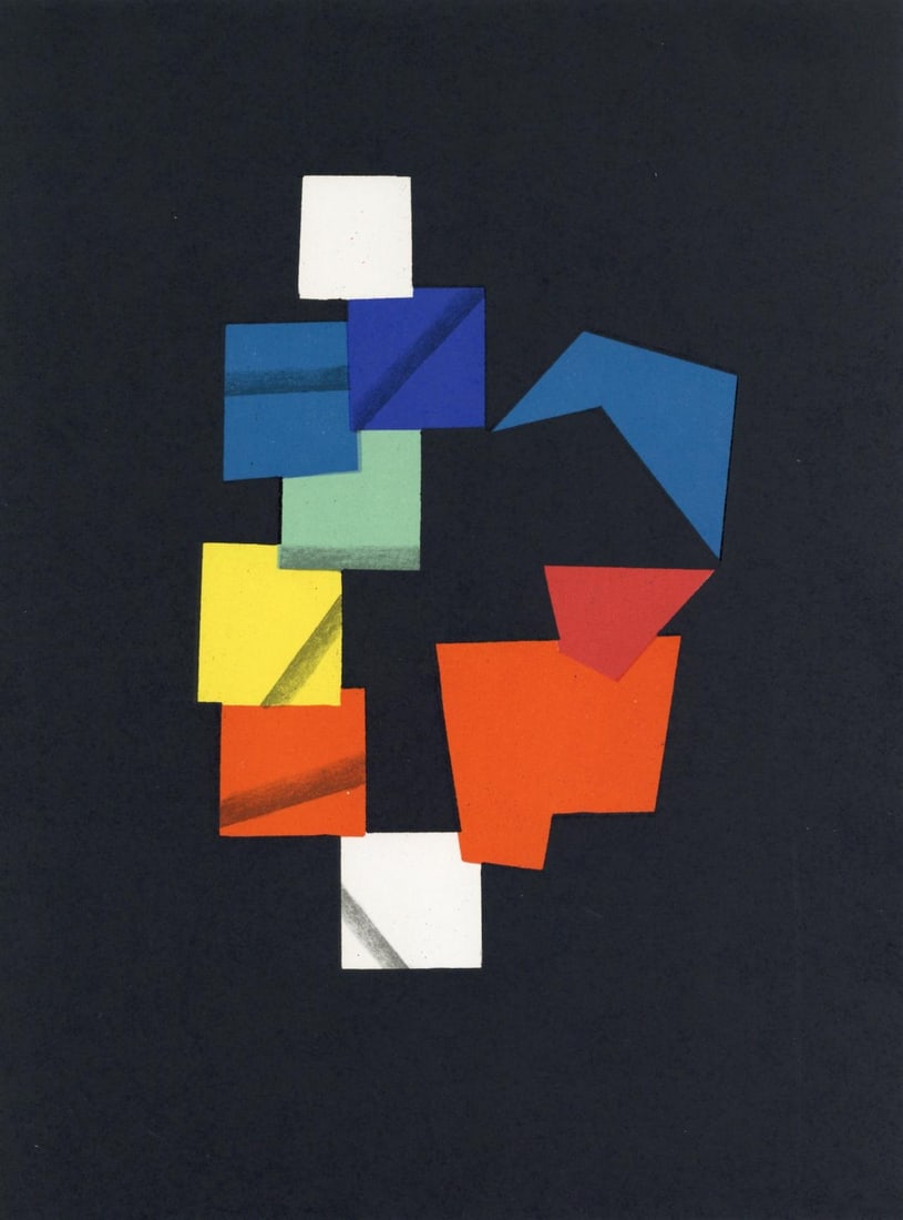 Yaacov Agam, Composition, XXe siecle, Limited Edition Lithograph (1 of 4)