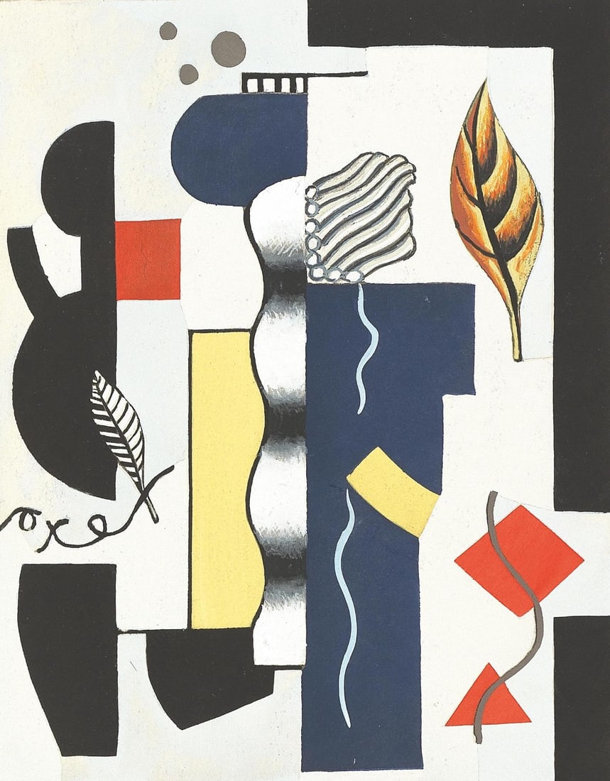 Fernand Leger, Composition, Limited Edition Lithograph (1 of 4)