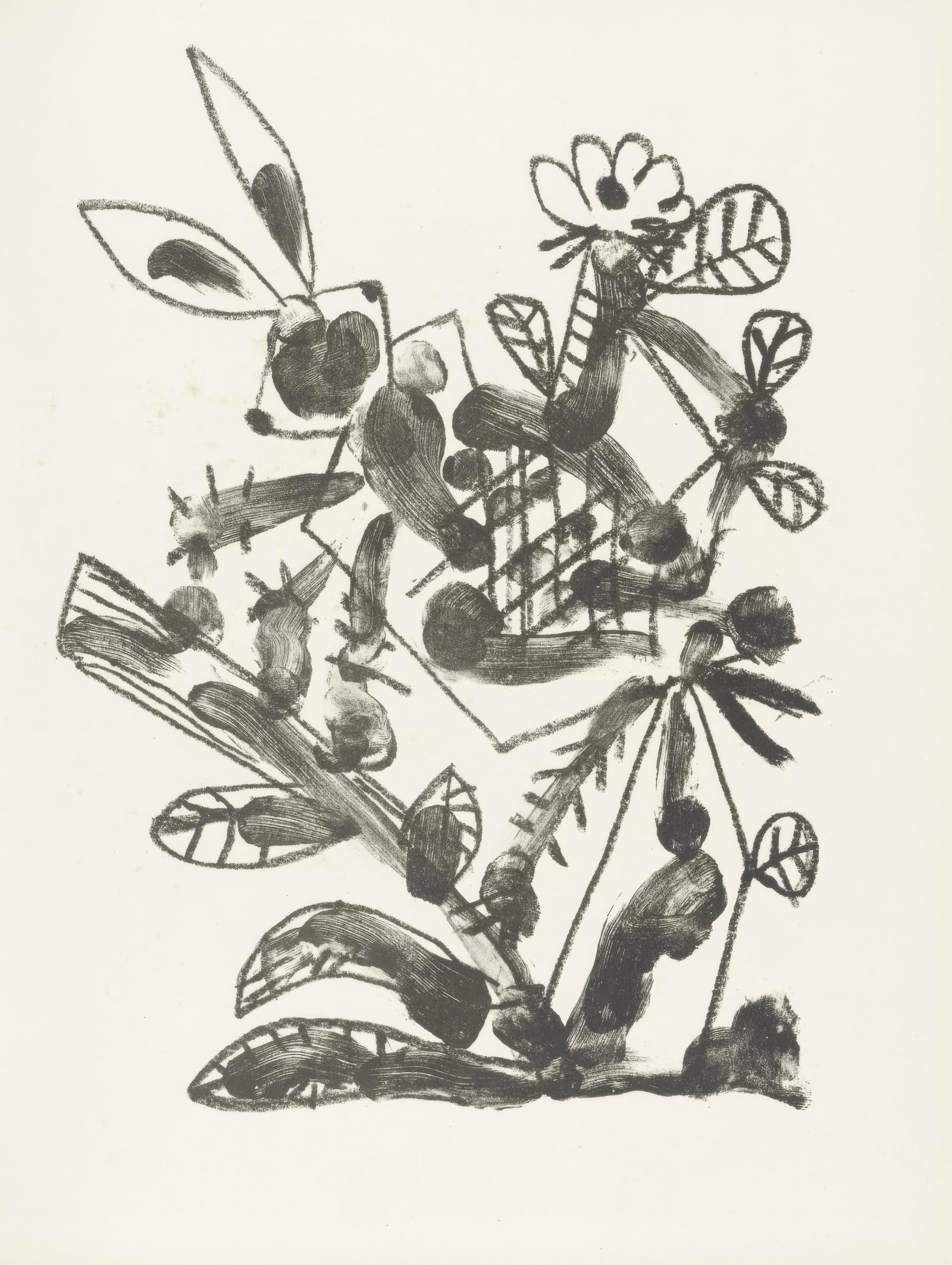 Pablo Picasso, Untitled, from In living memory, Limited Edition Lithograph, 1950 (1 of 4)